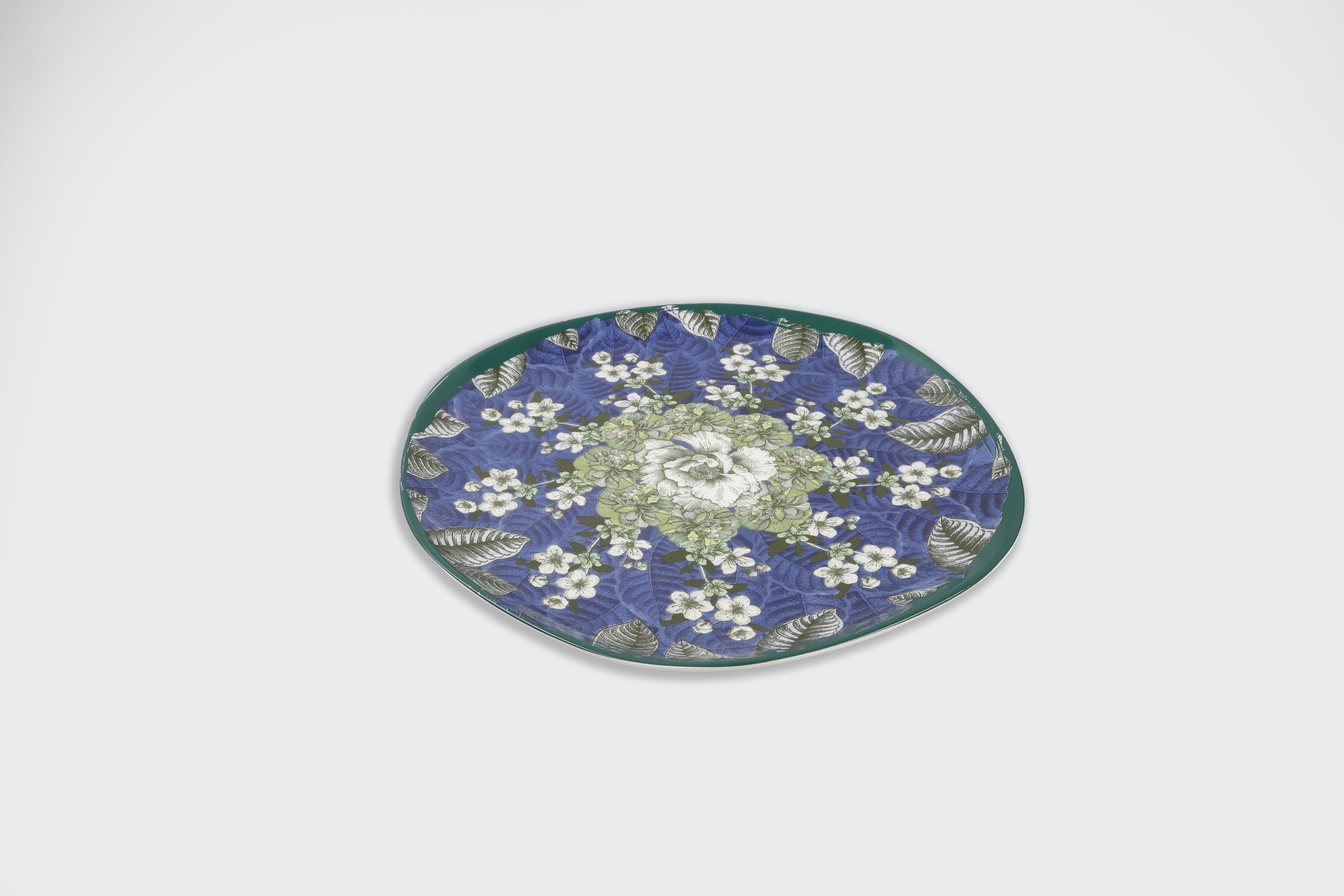 Jardin Side Plate- Blue
