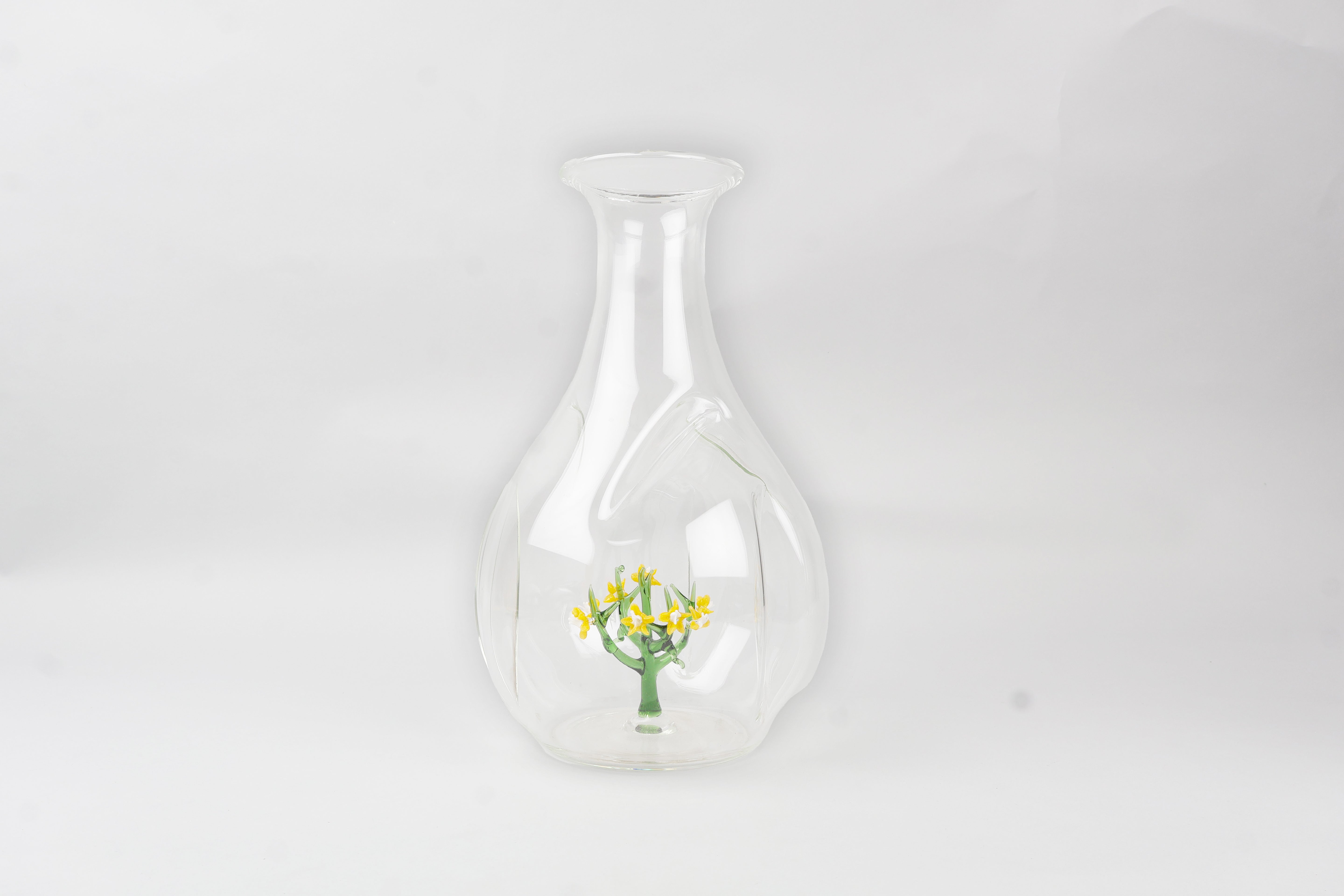 Jardin Glass Carafe- Yellow