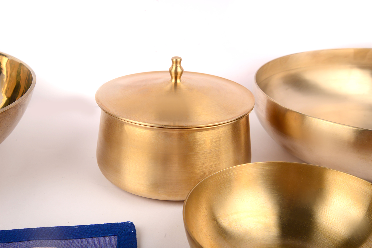 Kansa Serving dish with lid 4”