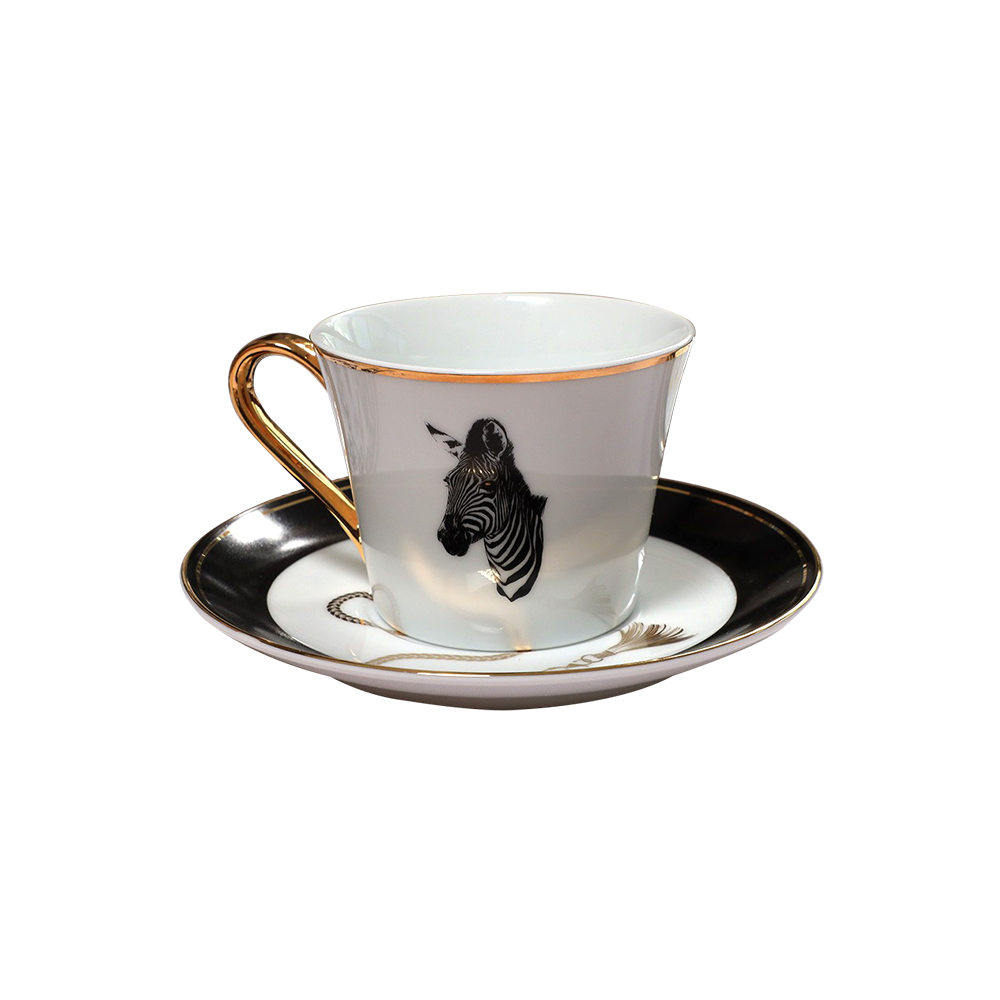 Safari Zebra Cup & Saucer Set