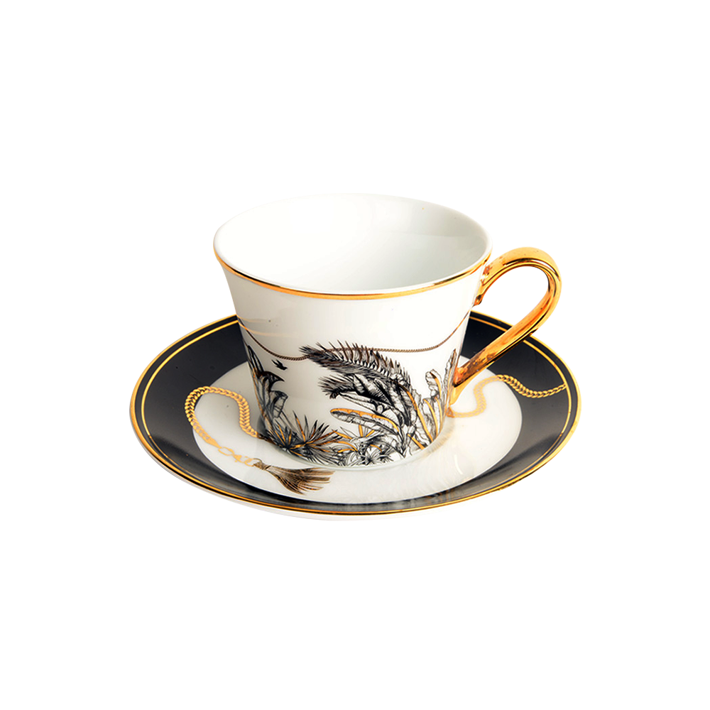 Safari Foliage Cup & Saucer Set