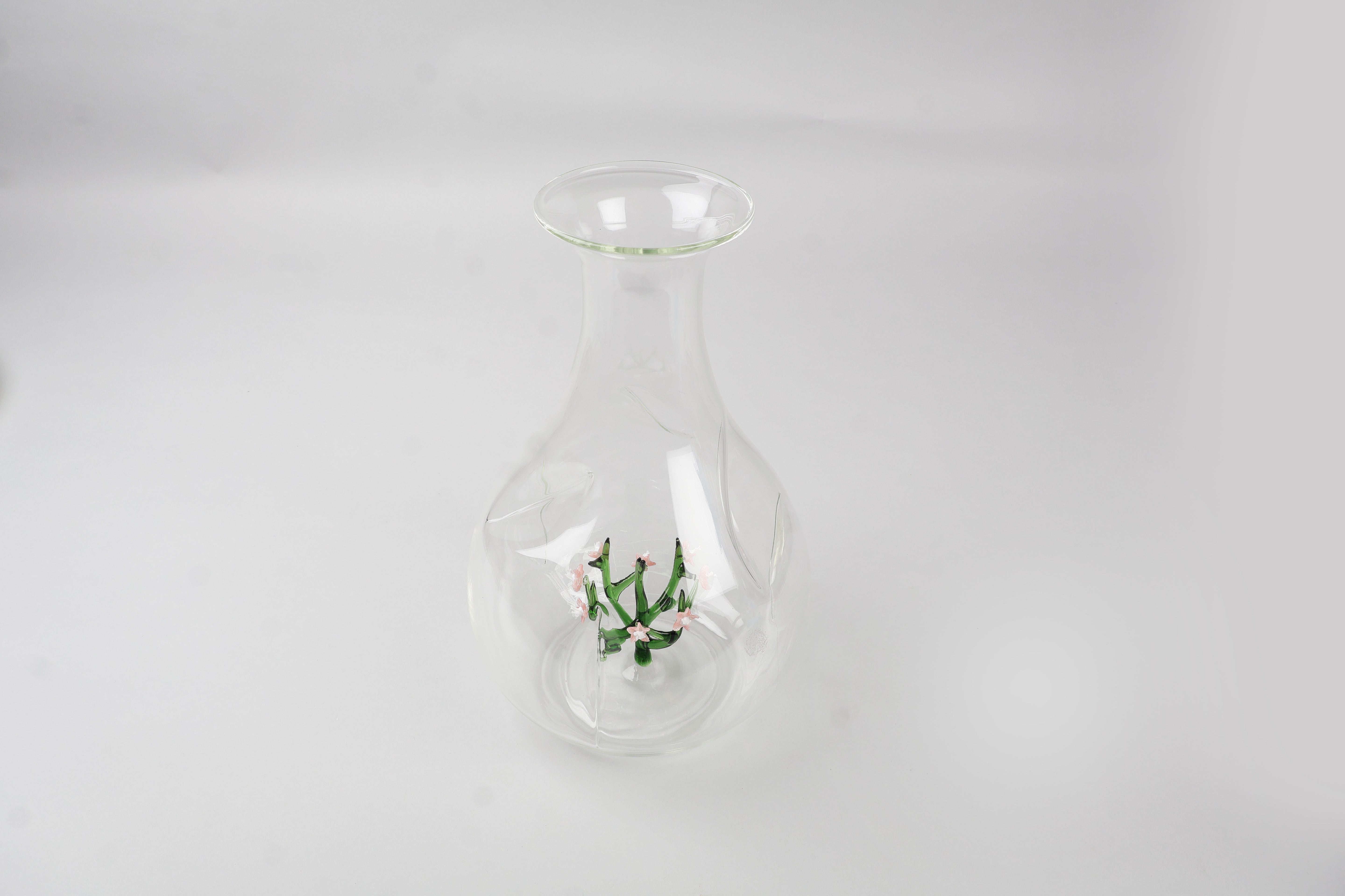 Jardin Glass Carafe- Pink