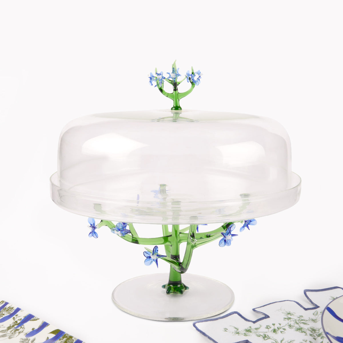Jardin Cake Stand- Blue