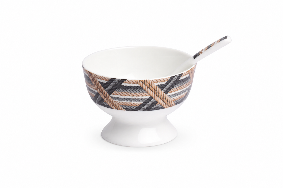 Cordage Dessert Bowl with Spoon