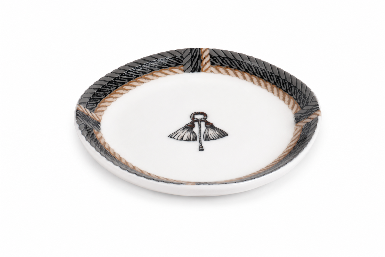 Cordage Appetizer plate- Tassel