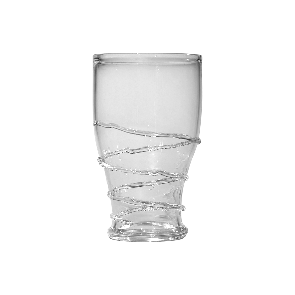 Safari Rope Drinking Glass- White