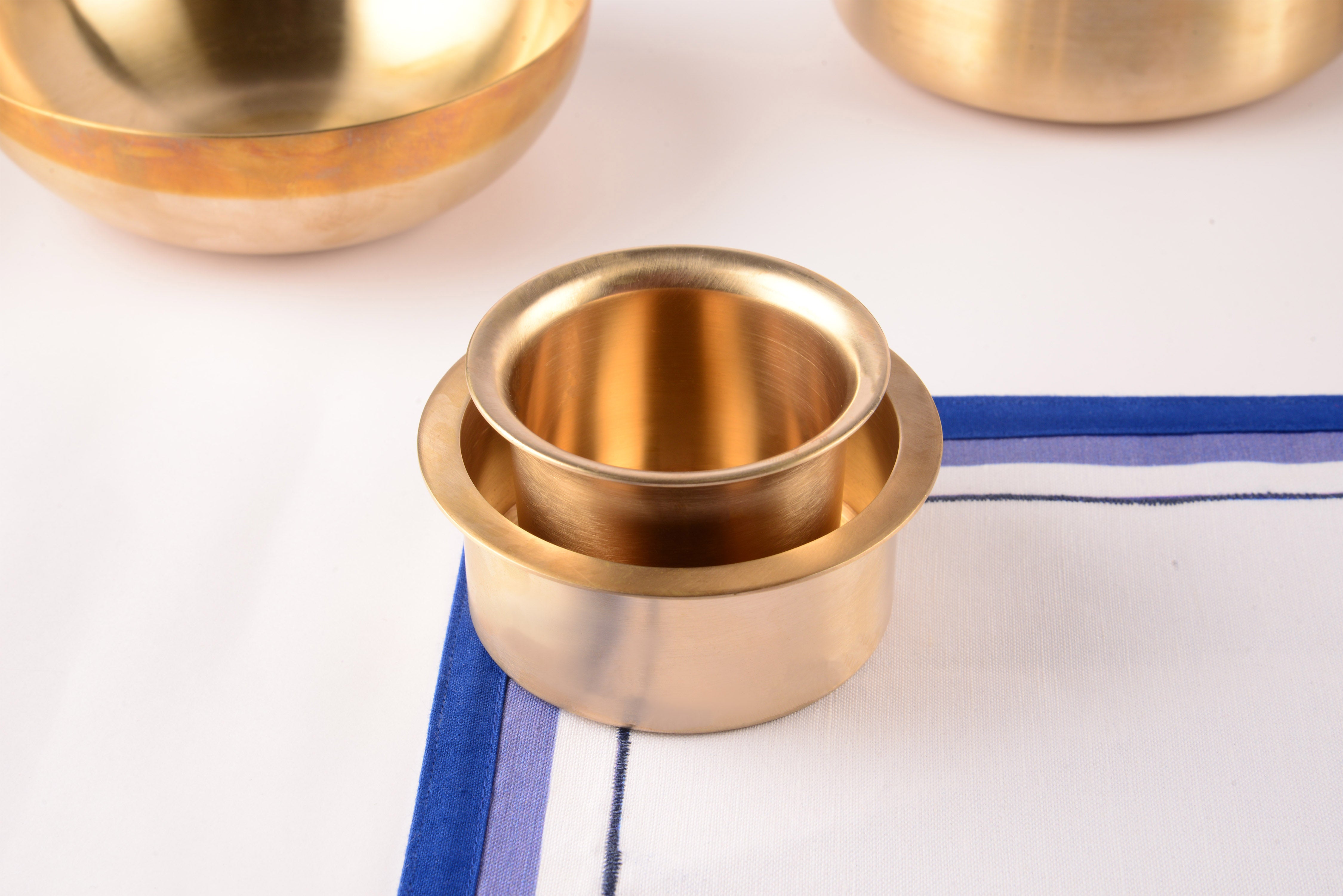 Kansa Filter Coffee glass and Dabras