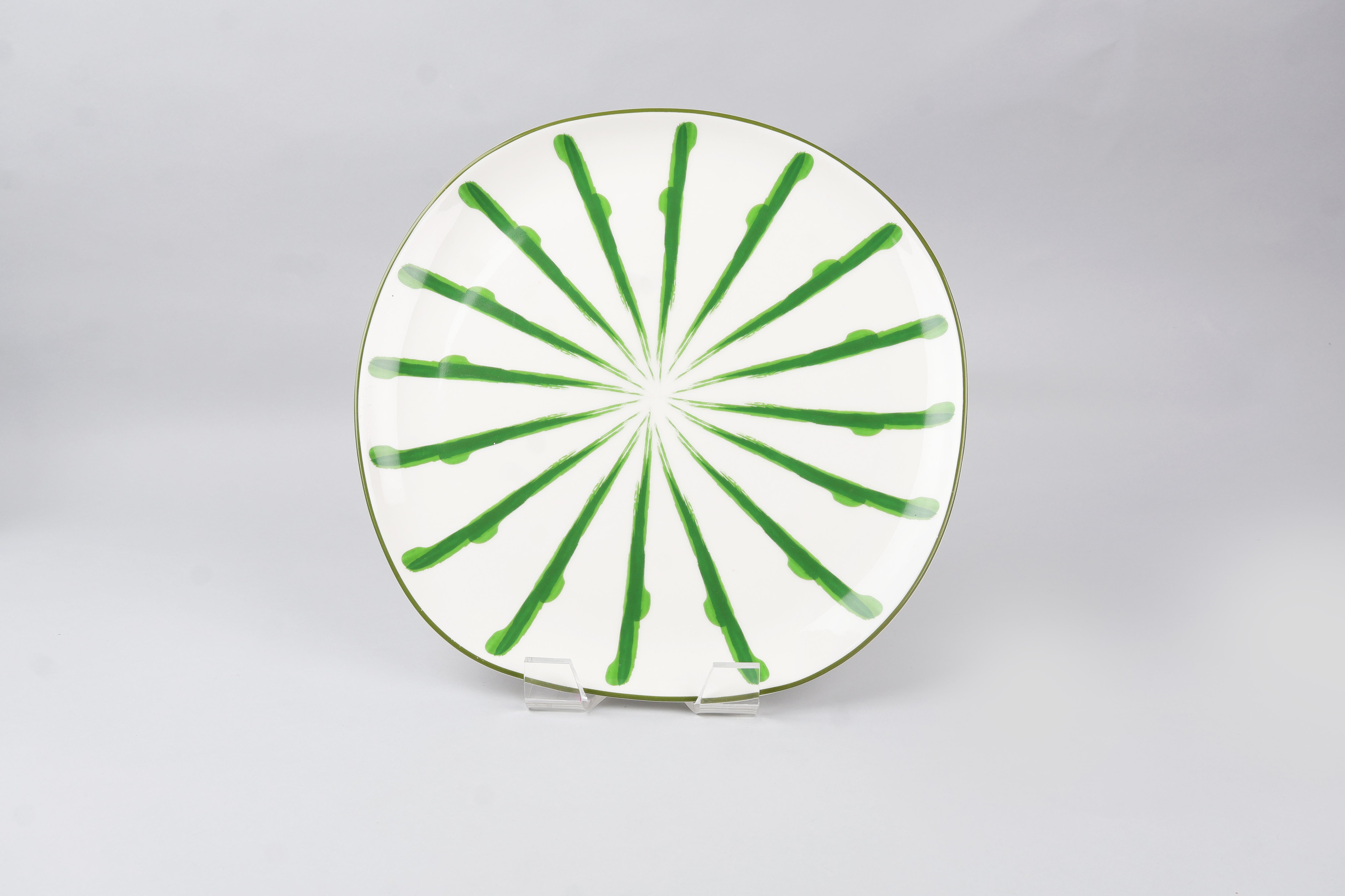 Jardin Dinner Plate- Green