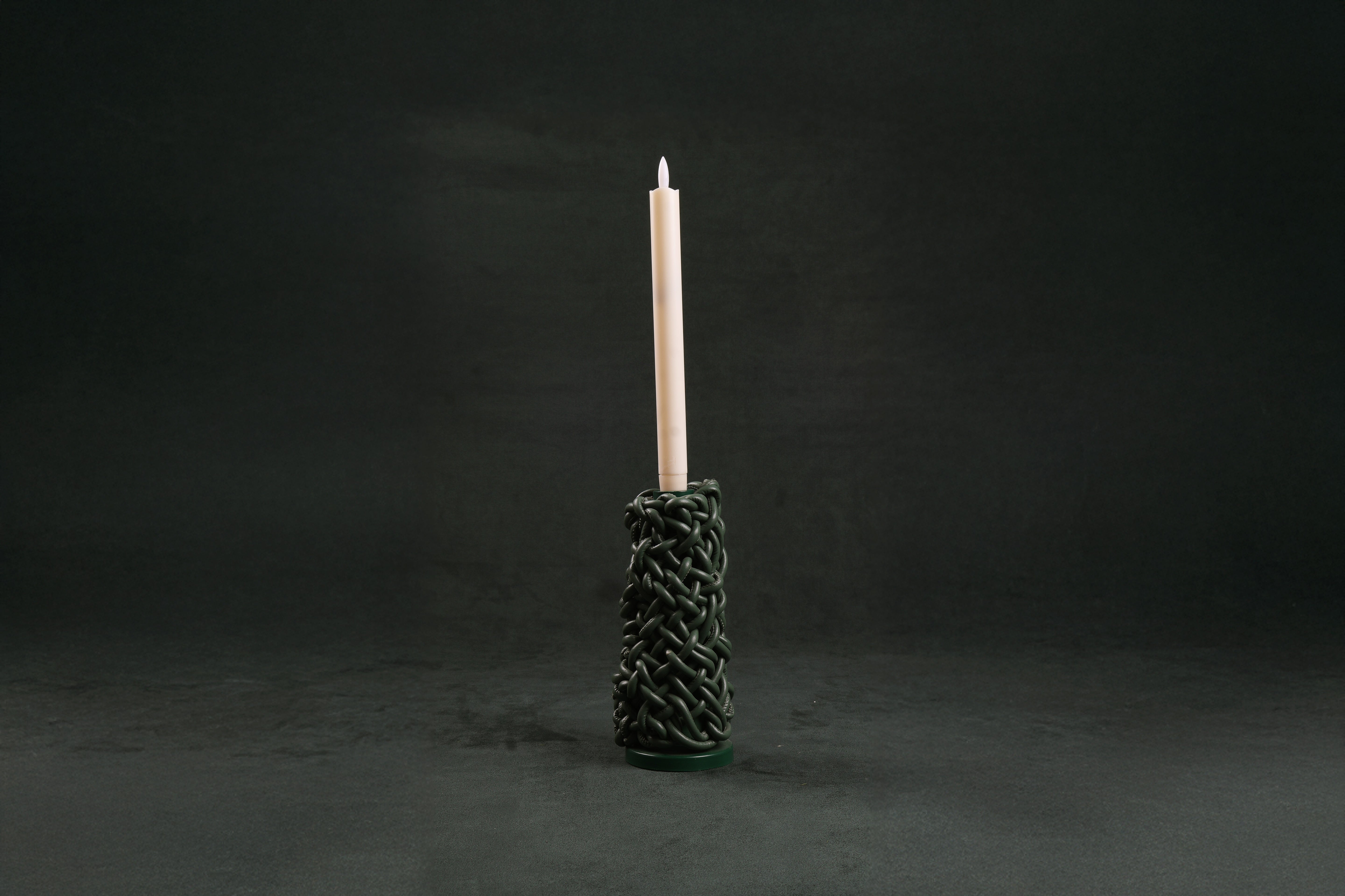 Tenkaya candle stand green big