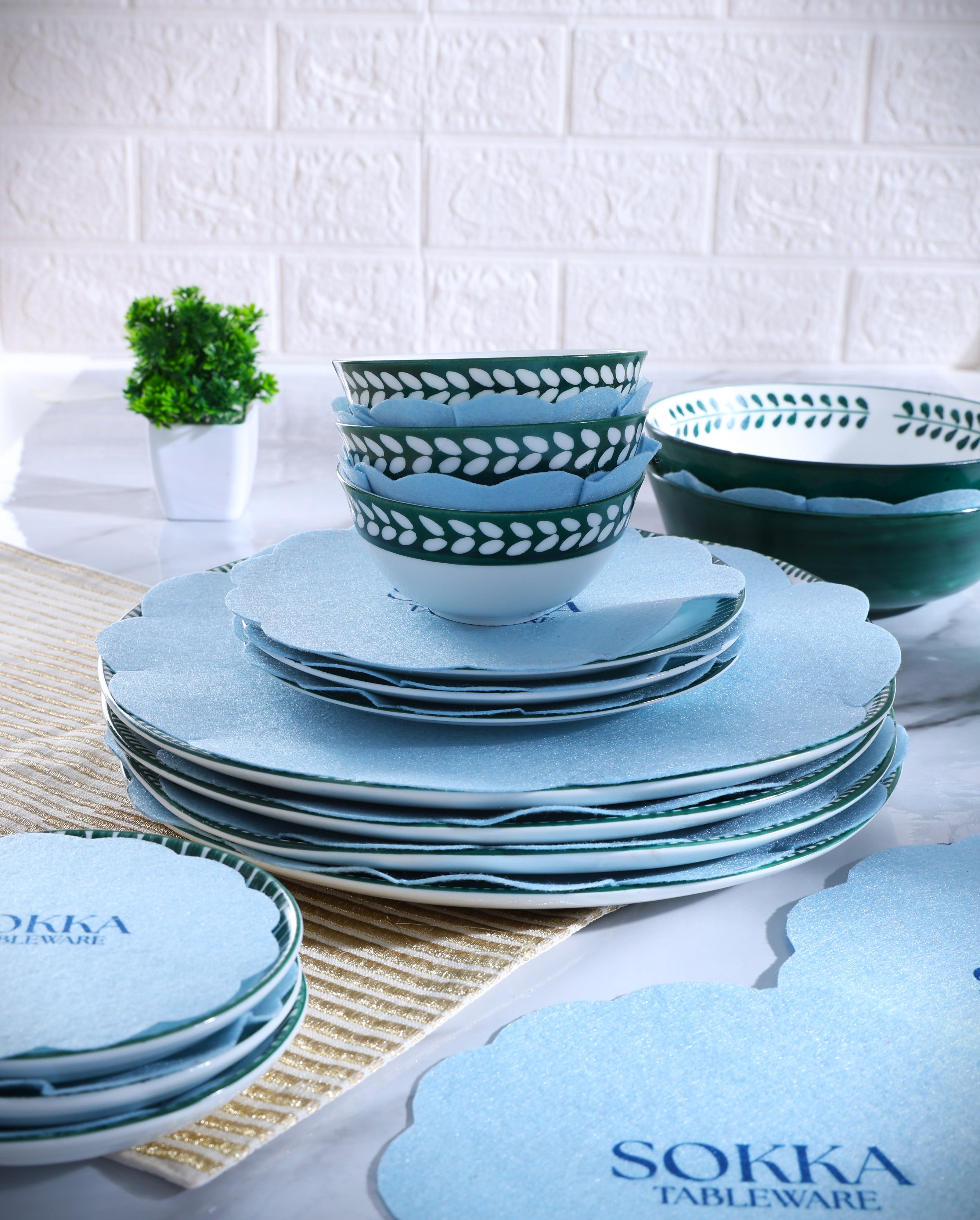 Circular Felt liner 10.4"- Set of 6