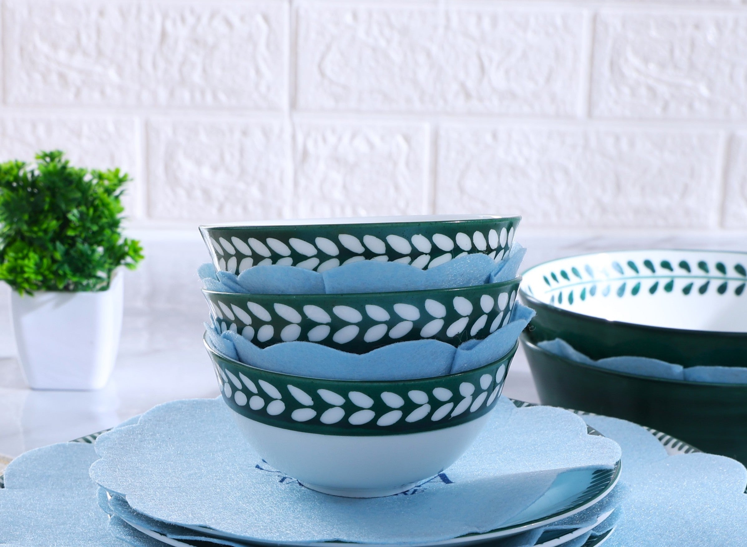 Circular Felt liner 5"- Set of 6