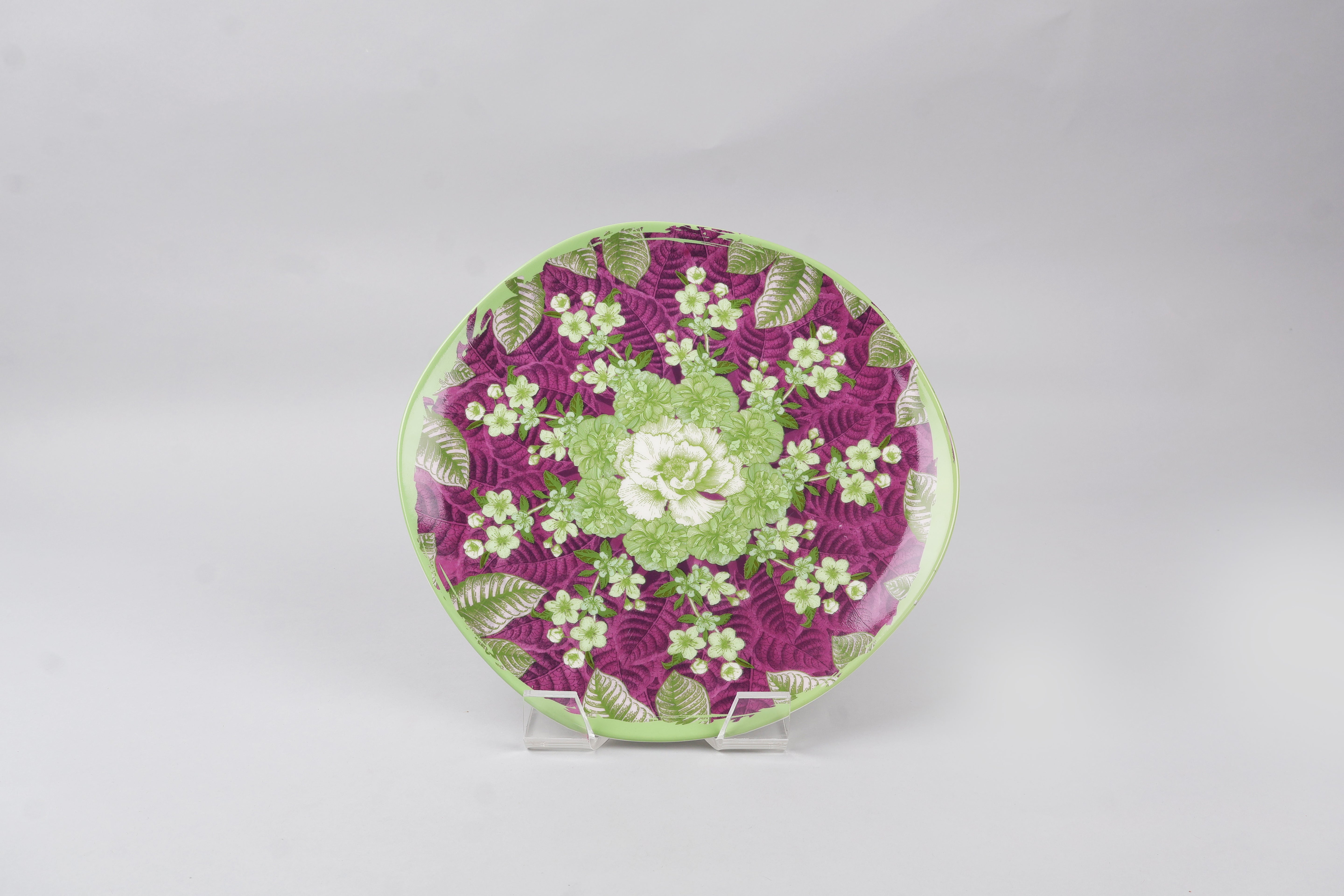 Jardin Side Plate- Purple