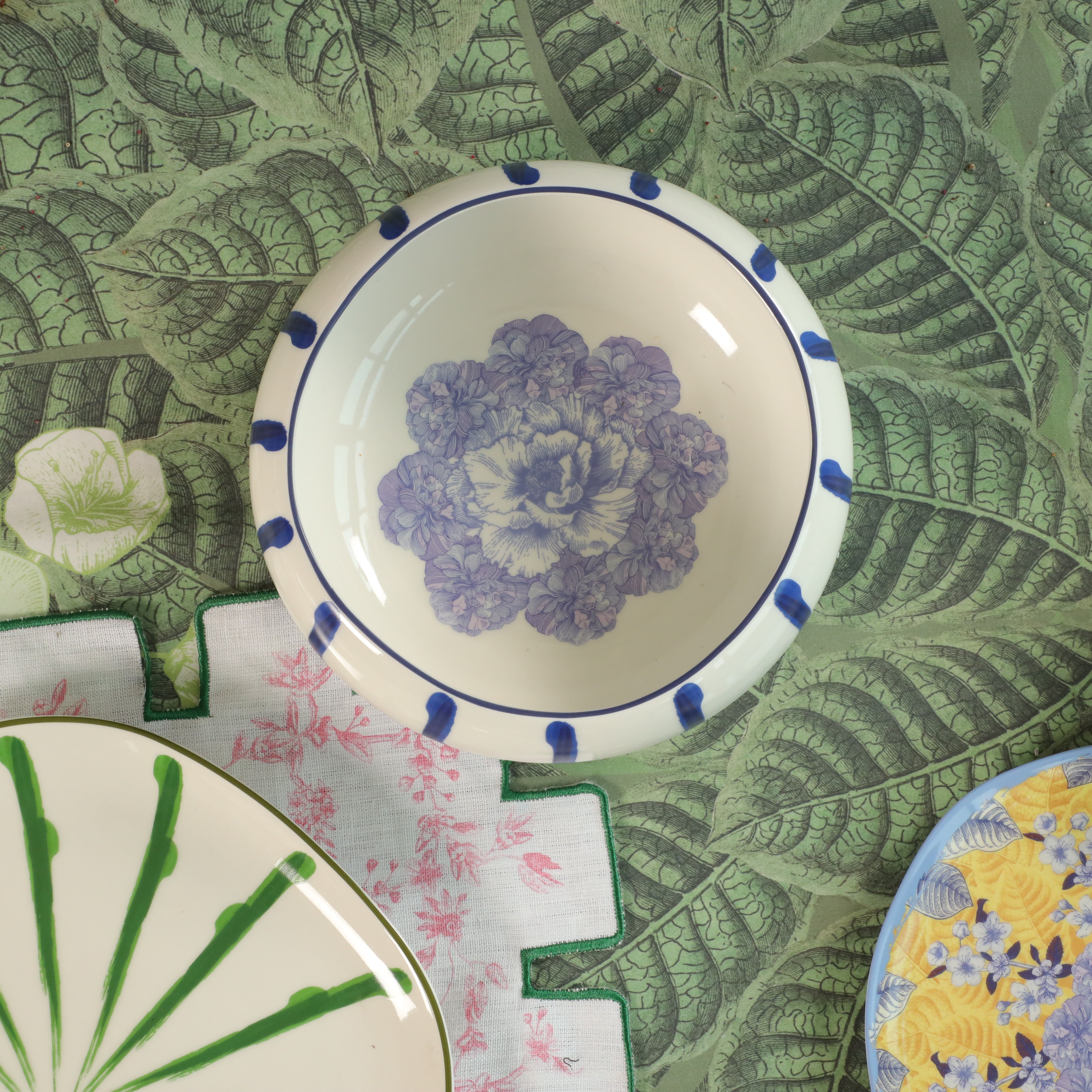 Jardin Small Serving Dish- Blue