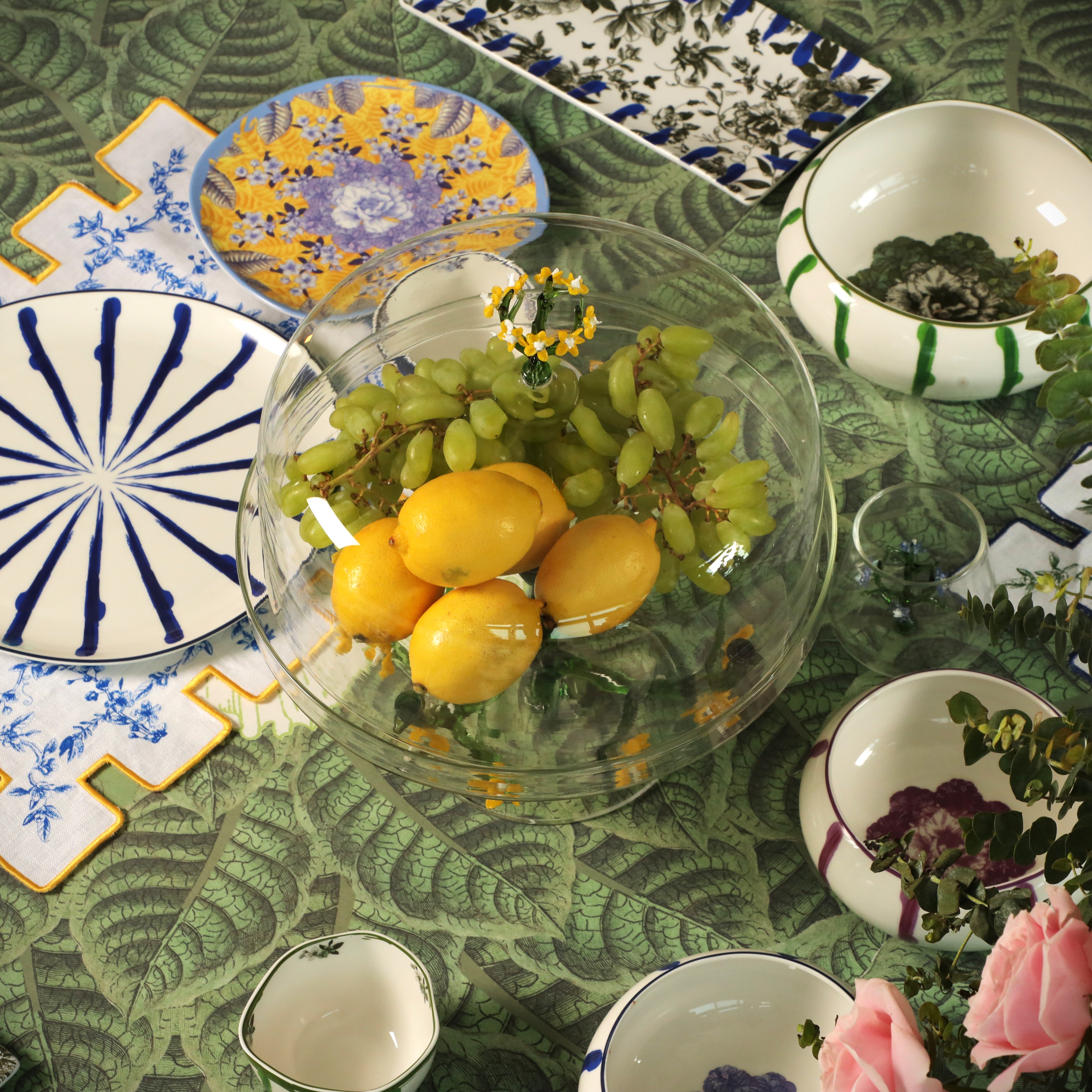 Jardin Cake Stand- Yellow