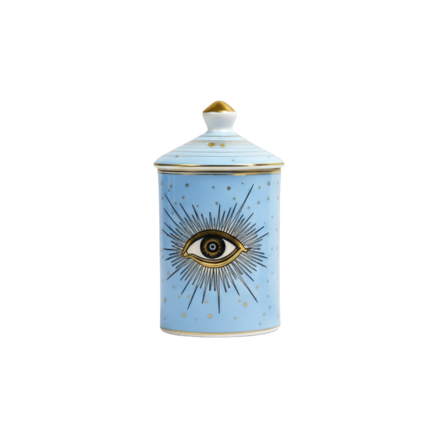 Evil eye Candleholder- Light Blue Eye