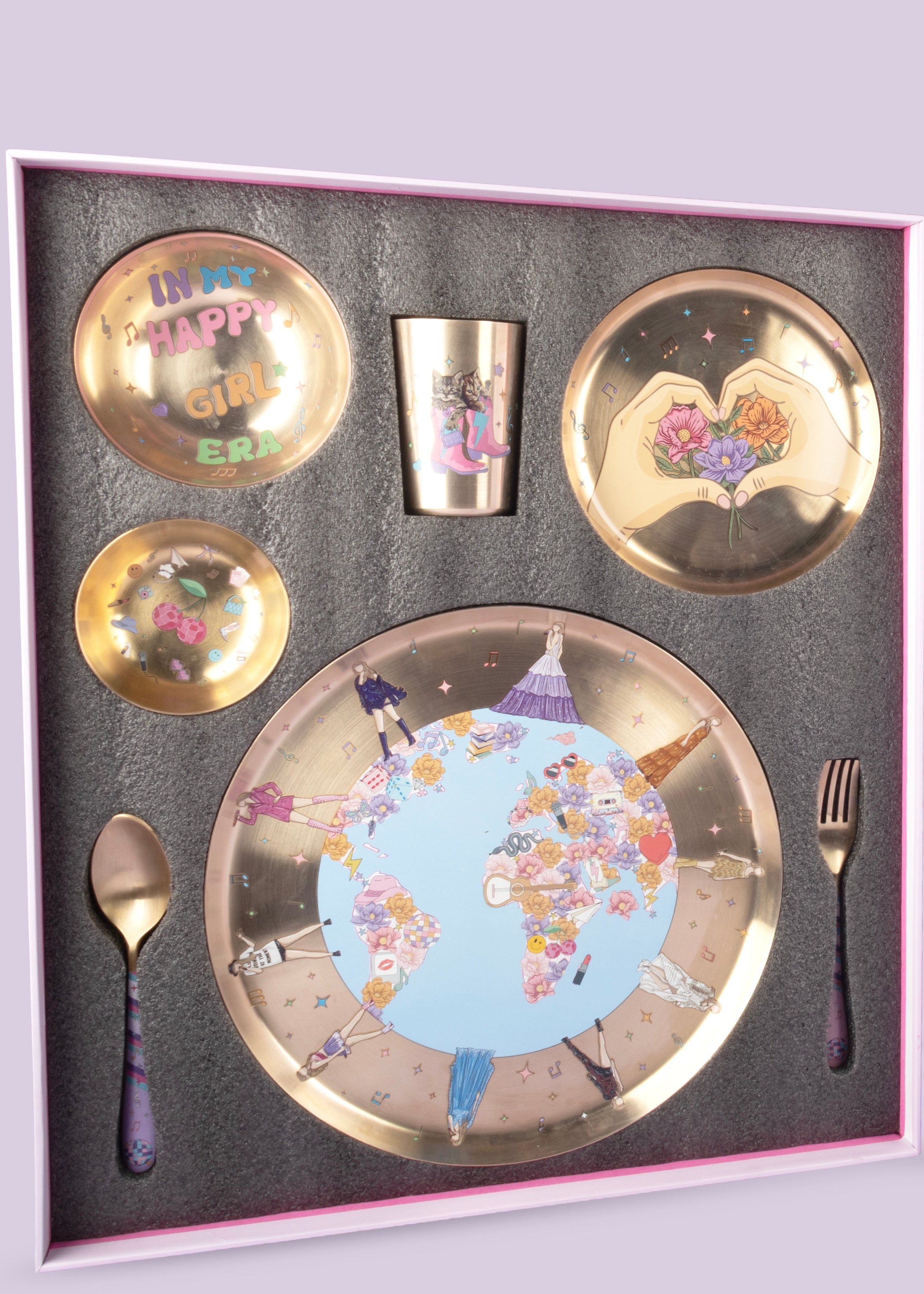 Kansa Era Grand Set of 7 collection- Globe & Heart