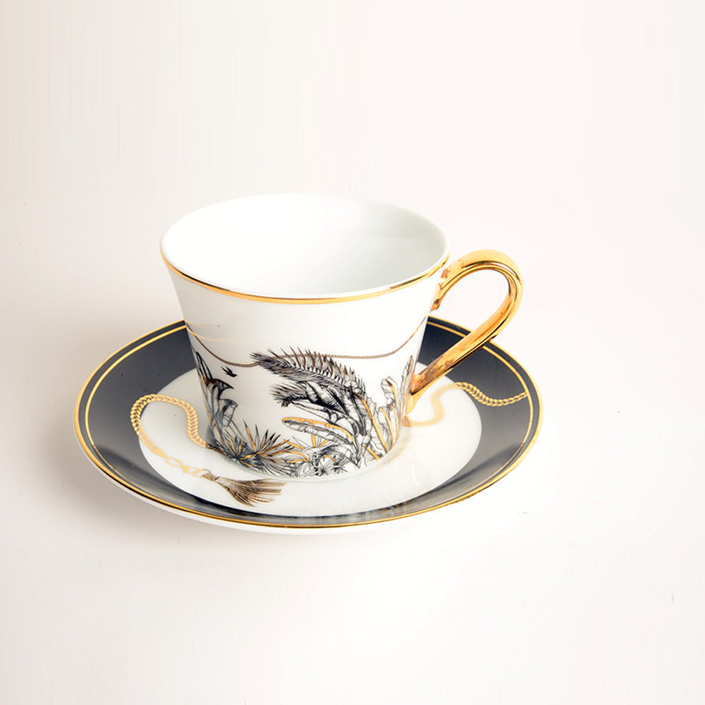 Safari Foliage Cup & Saucer Set