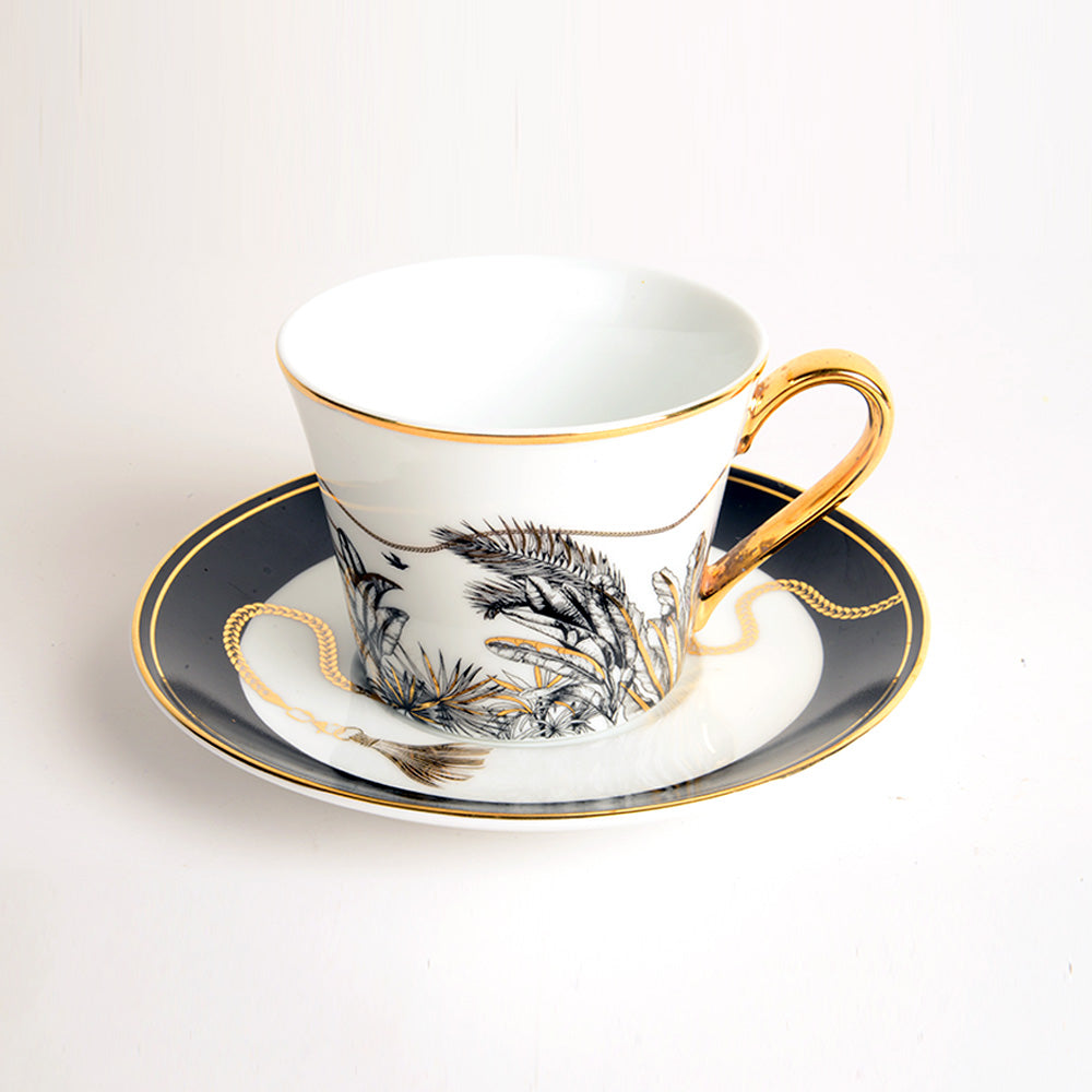 Safari Foliage Cup & Saucer Set