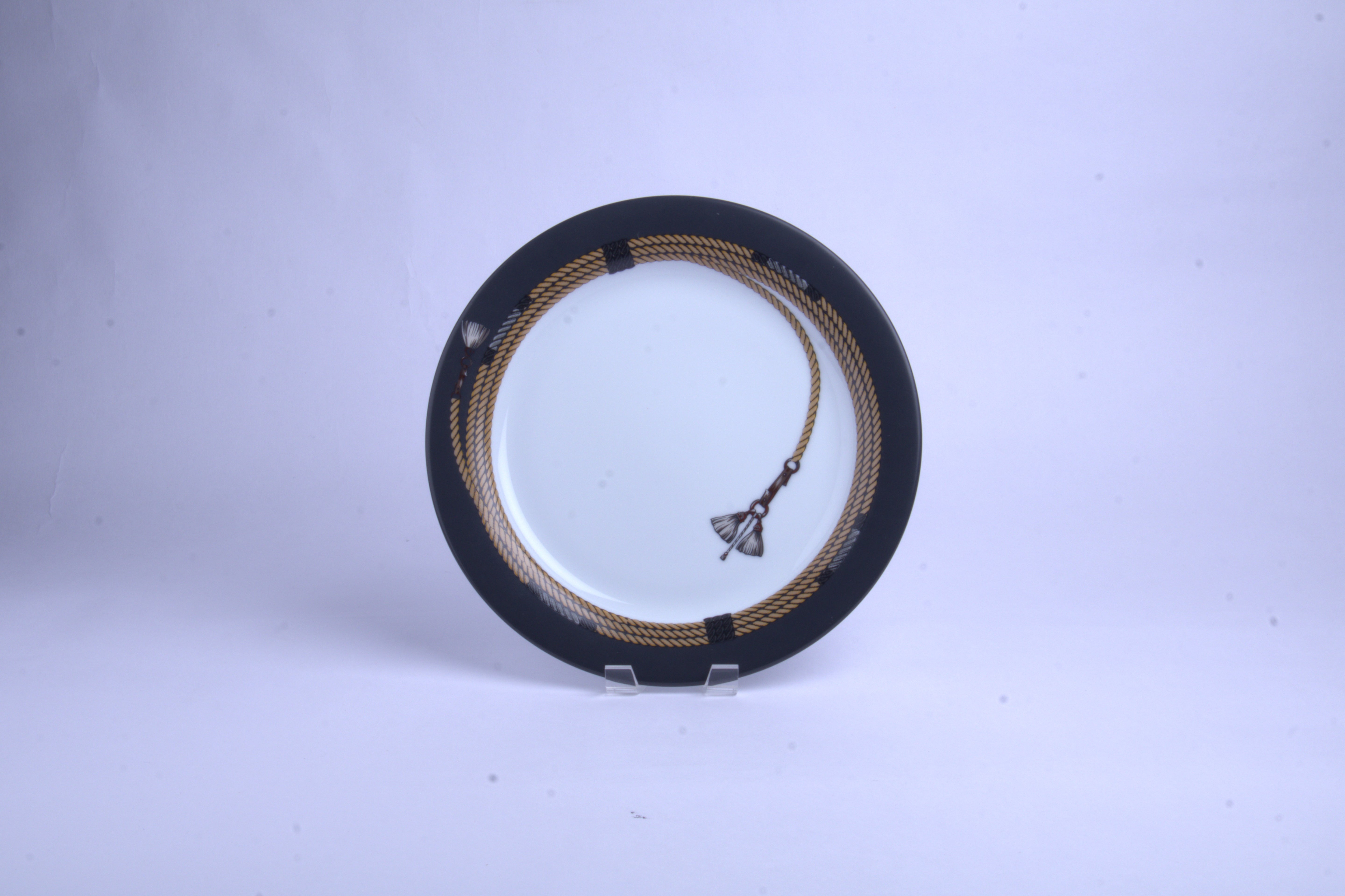 Cordage Dinner Plate- Charcoal