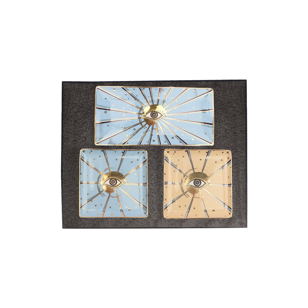Evil Eye Rectangular Platter Gift set