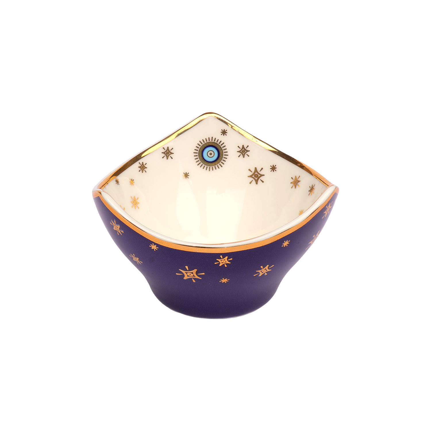 Evil eye star dip bowl & spoon