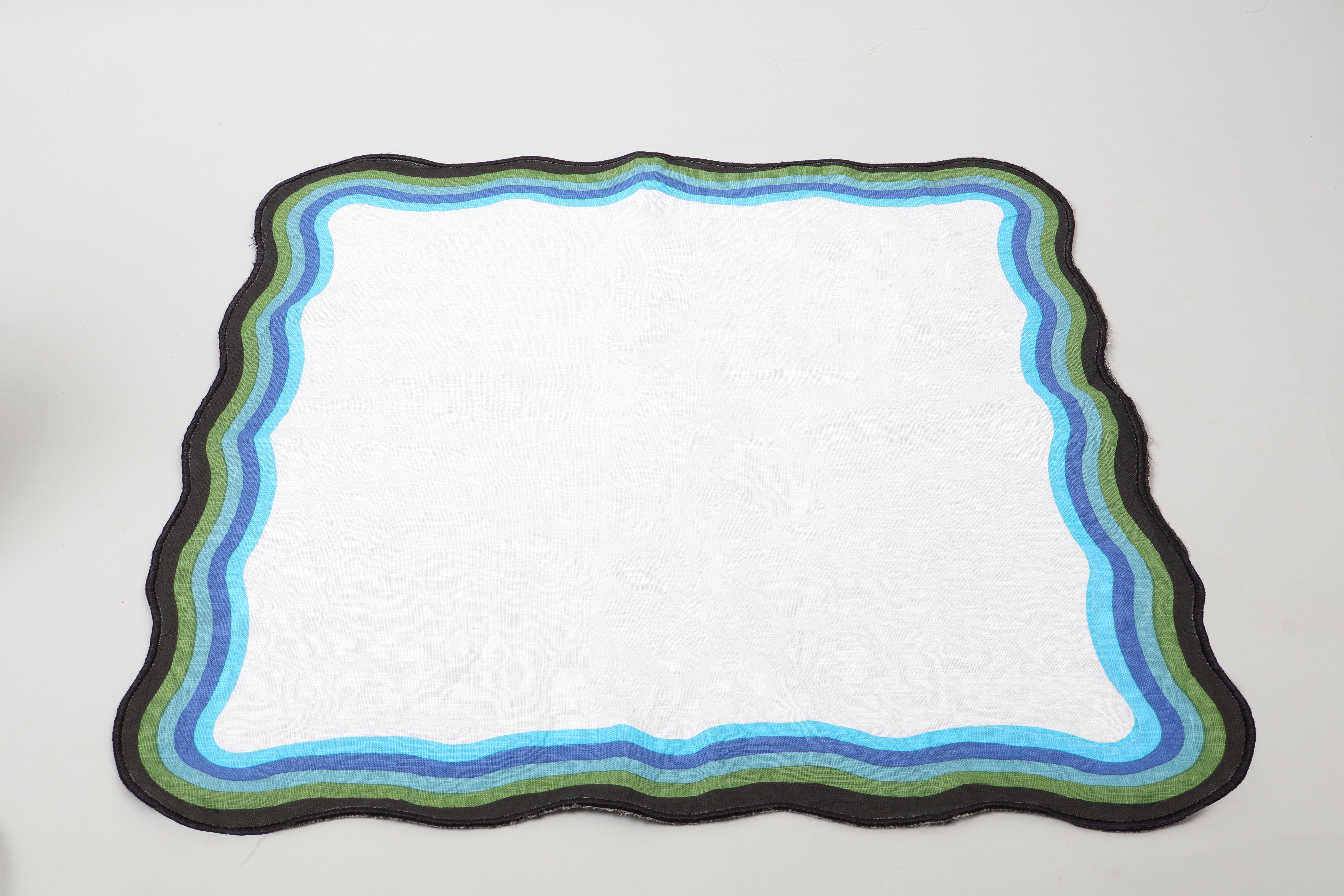 Mexican Embroidered 100% Pure Linen Table Napkin