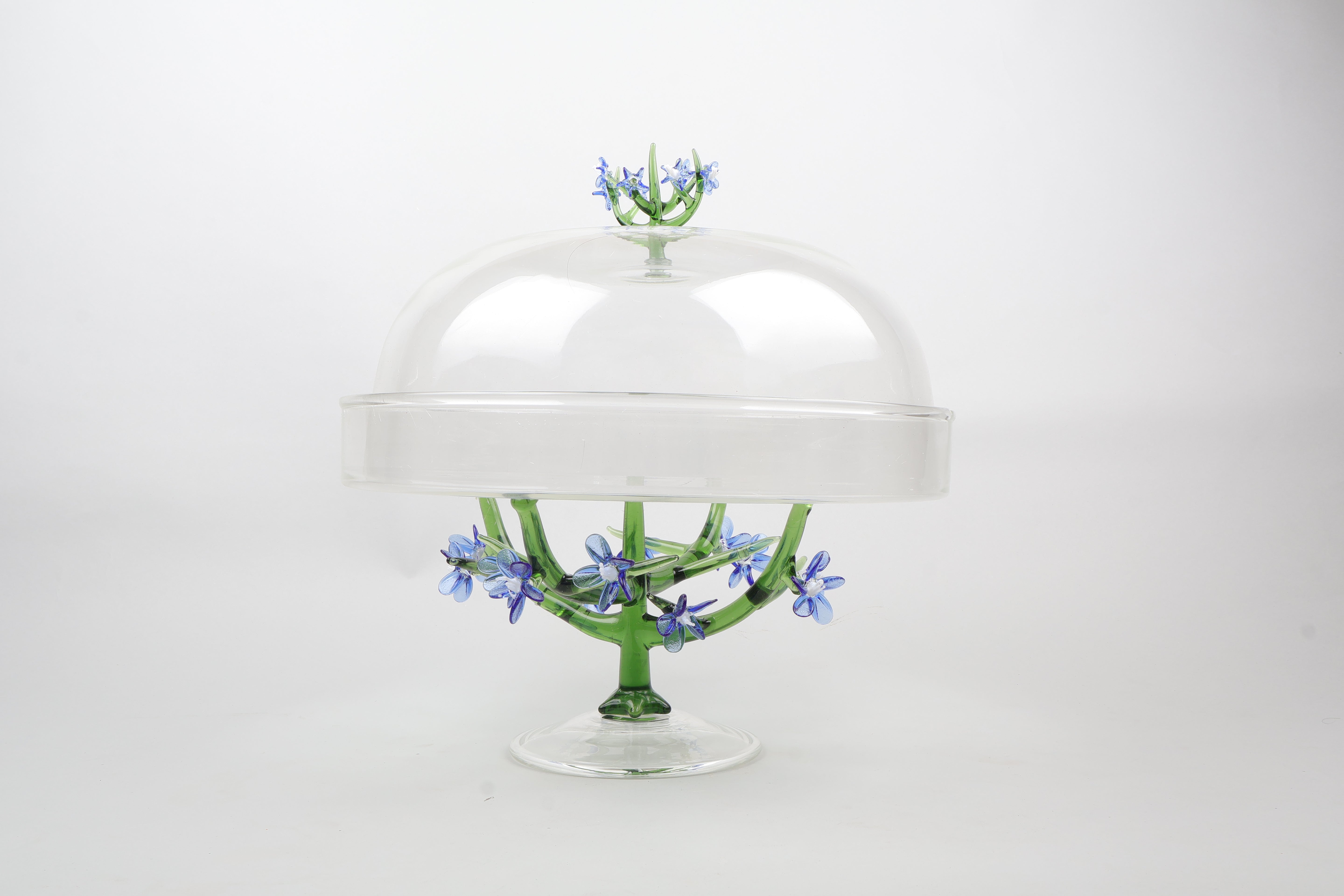 Jardin Cake Stand- Blue