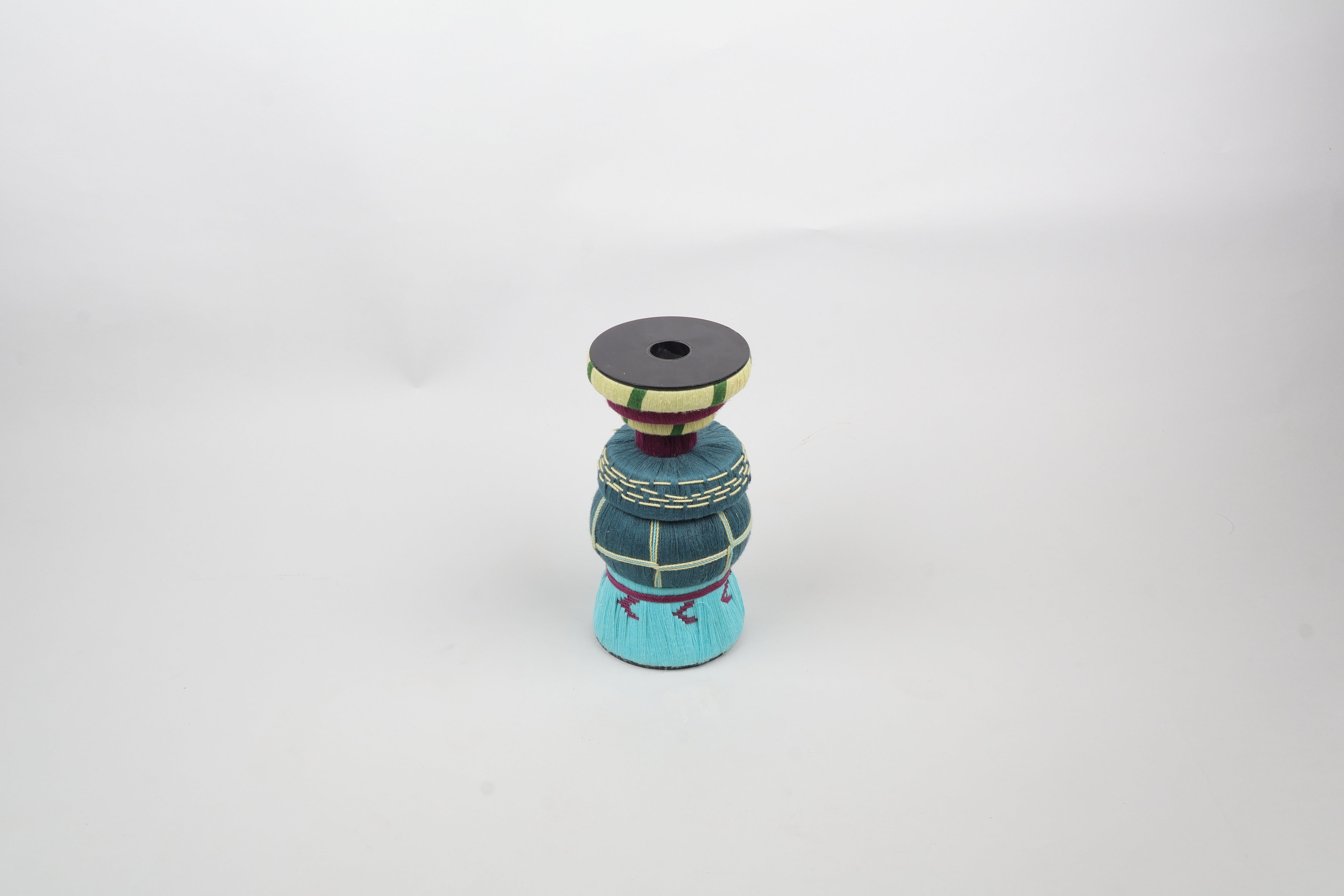 Mexican Threadwork Single Candle Stand (Medium)