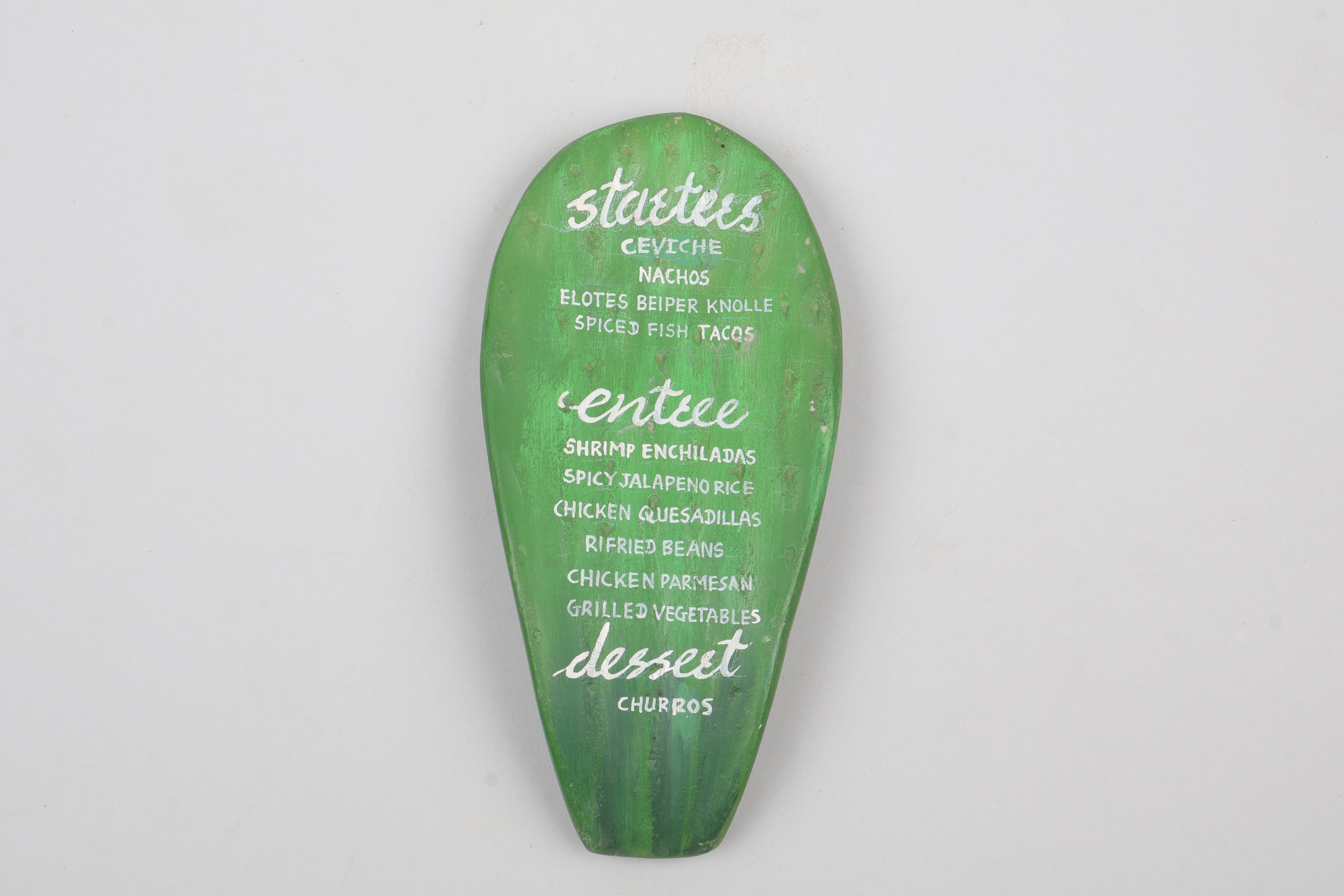 Mexican Cactus Menu Holder