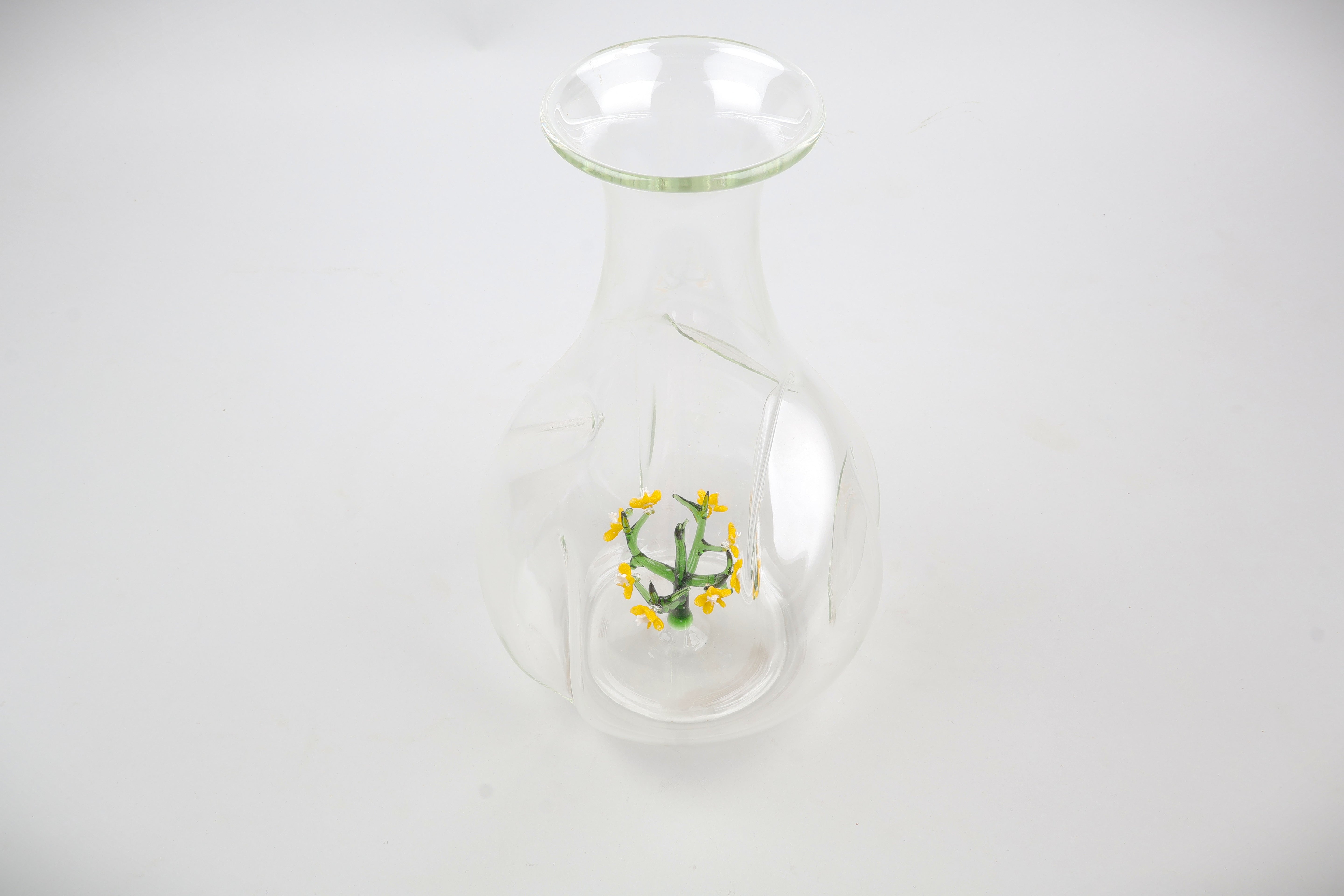 Jardin Glass Carafe- Yellow
