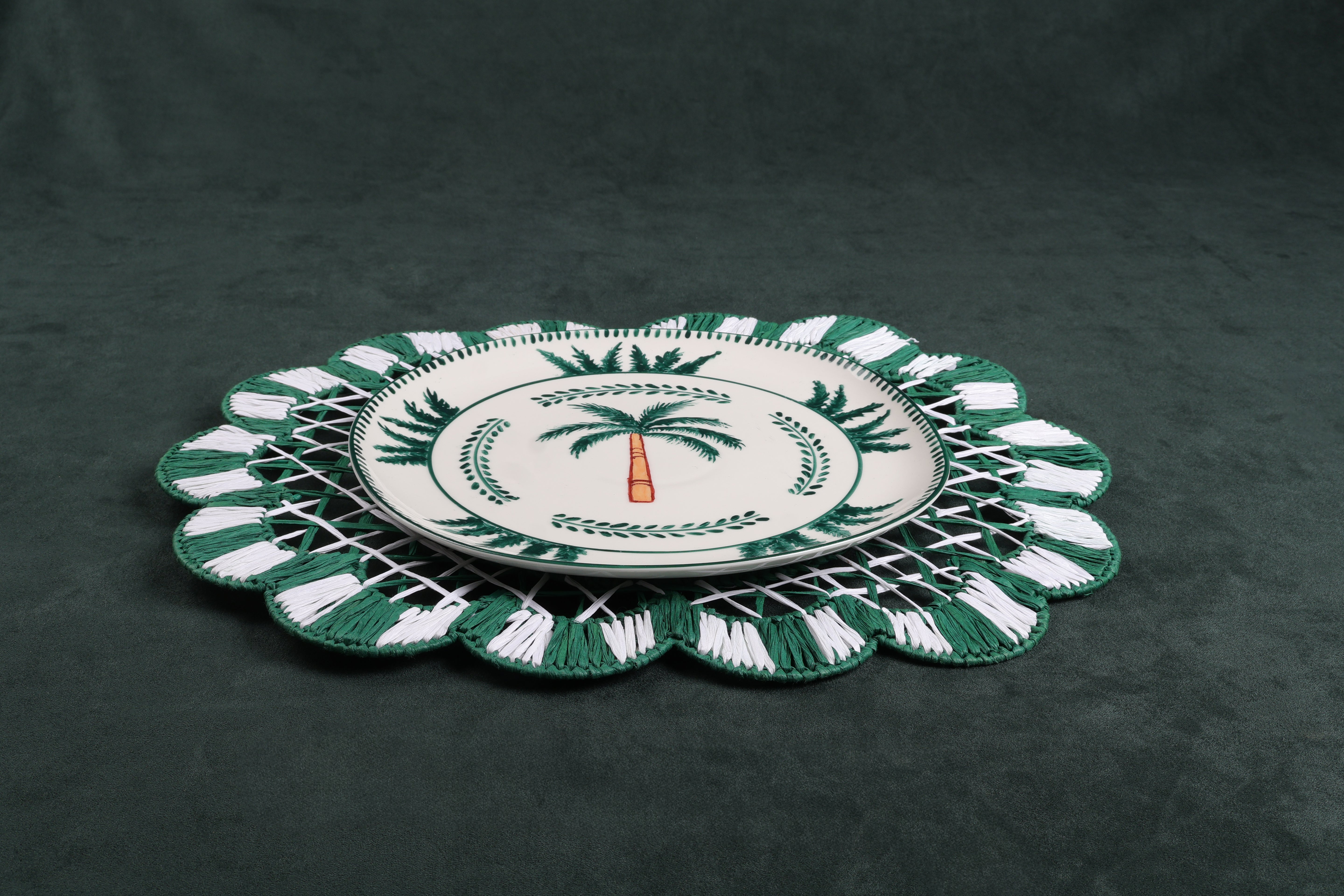 Tenkaya Rafia charger plate