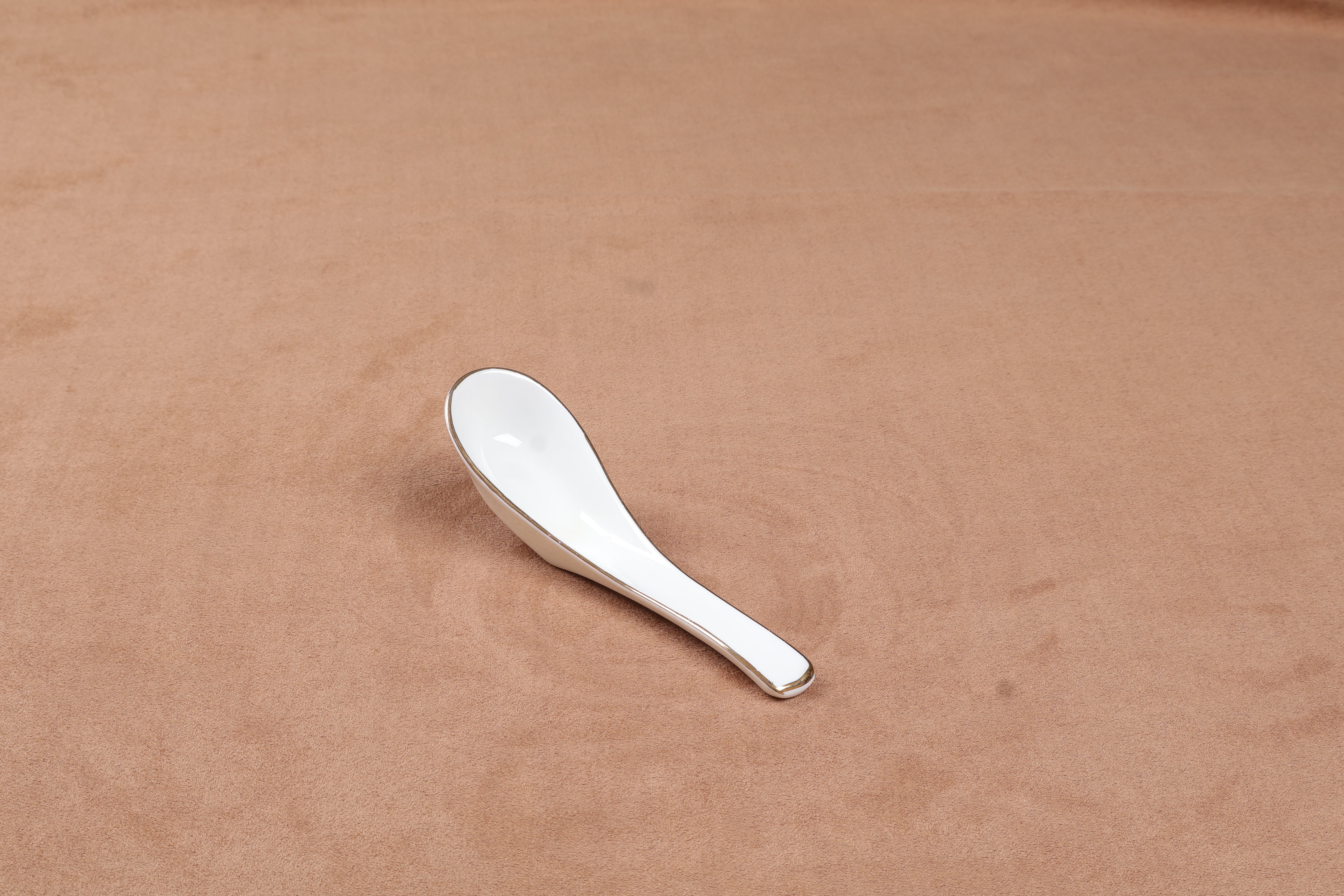 Identity soup bowl with spoon
