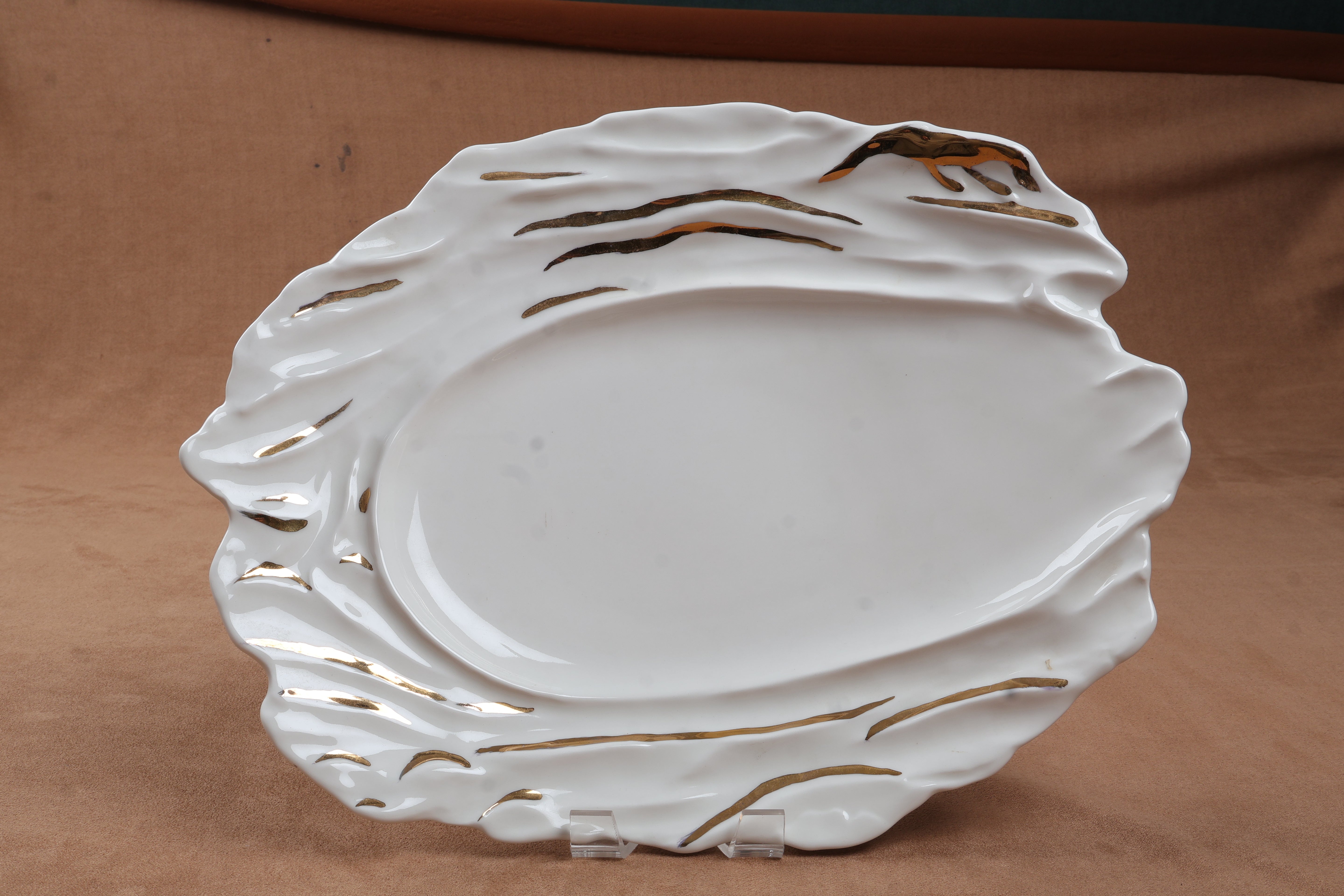 Identity Platter large with 24k Gold work