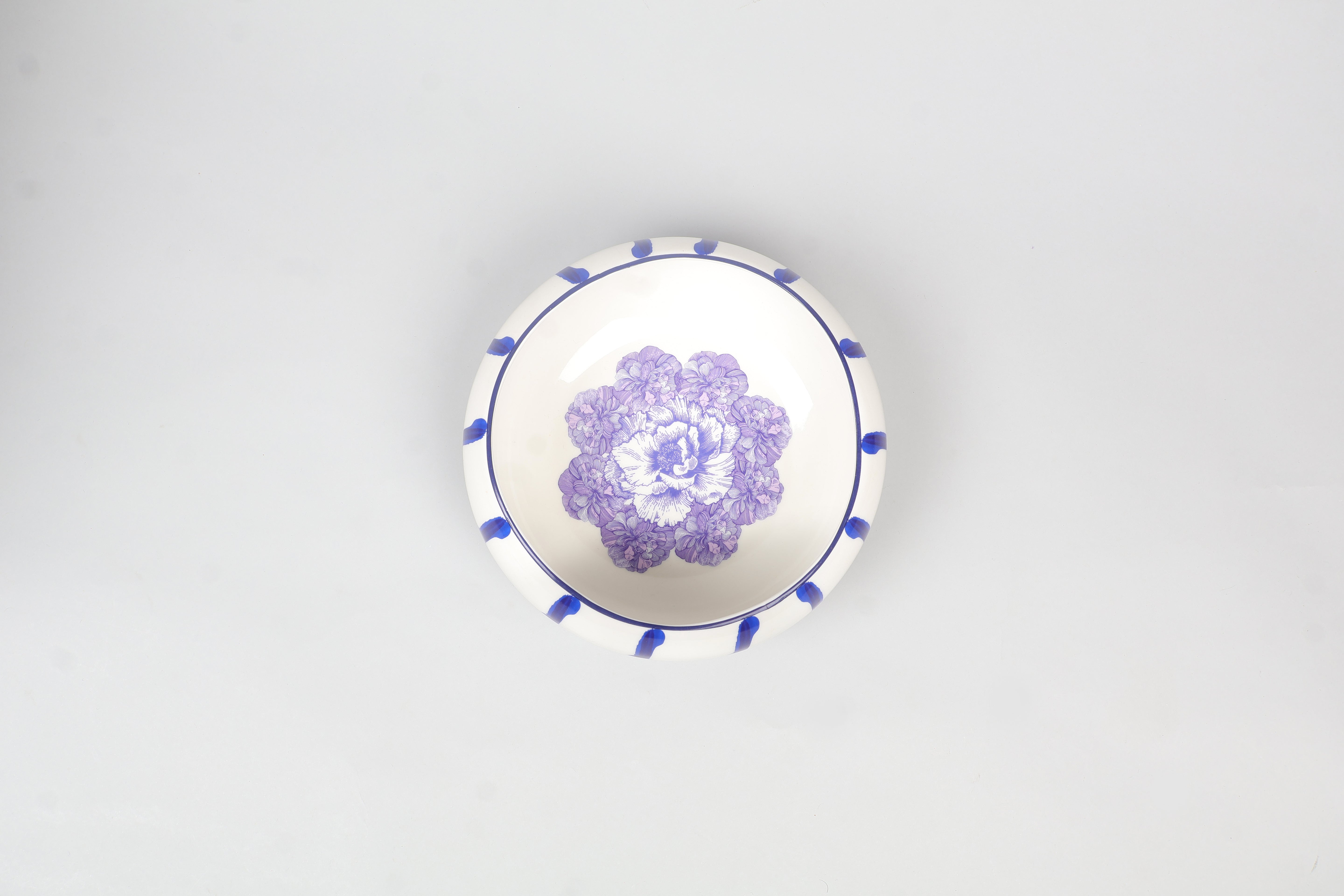 Jardin Large Serving Dish- Blue