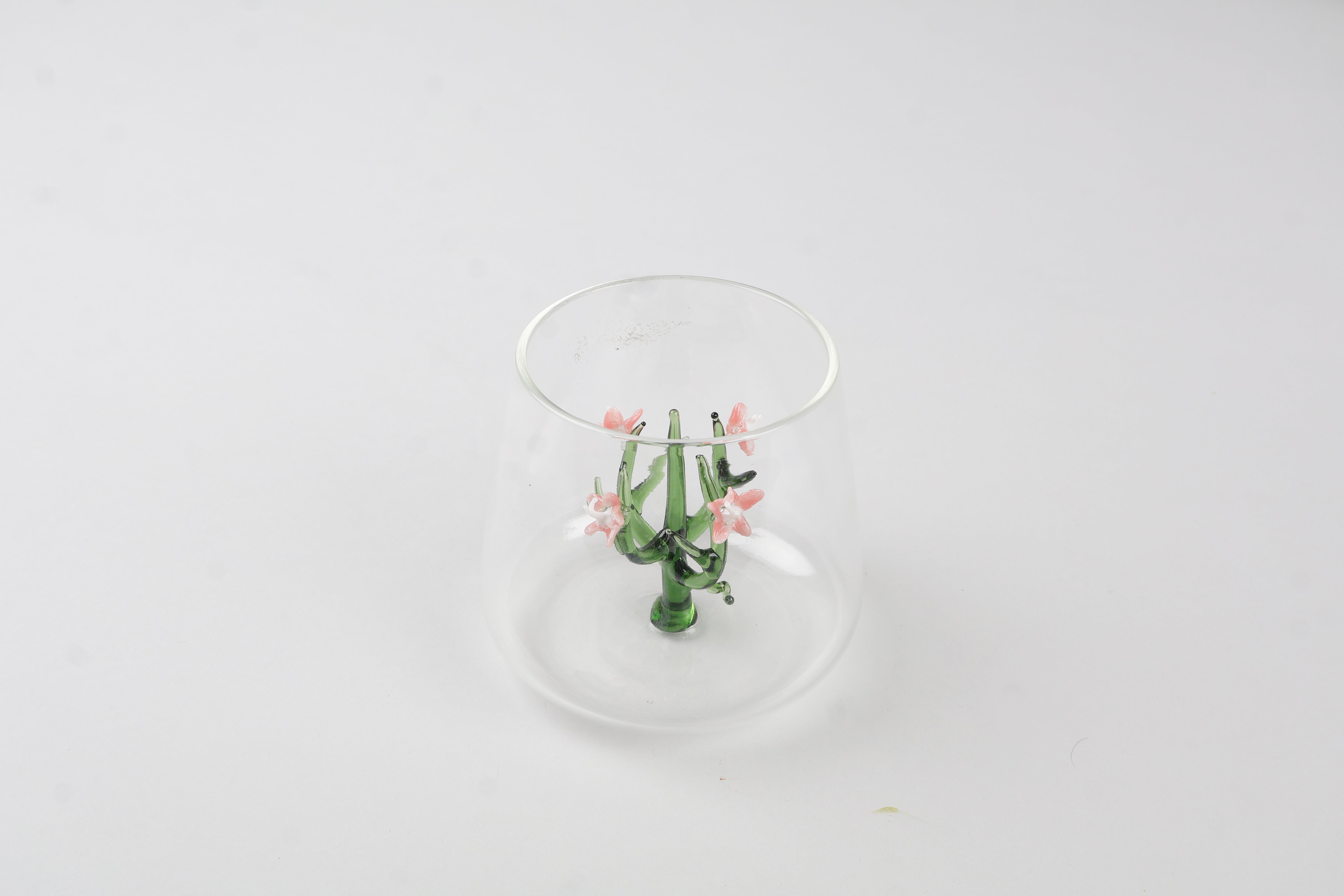 Jardin Drinking Glass Tumbler- Pink