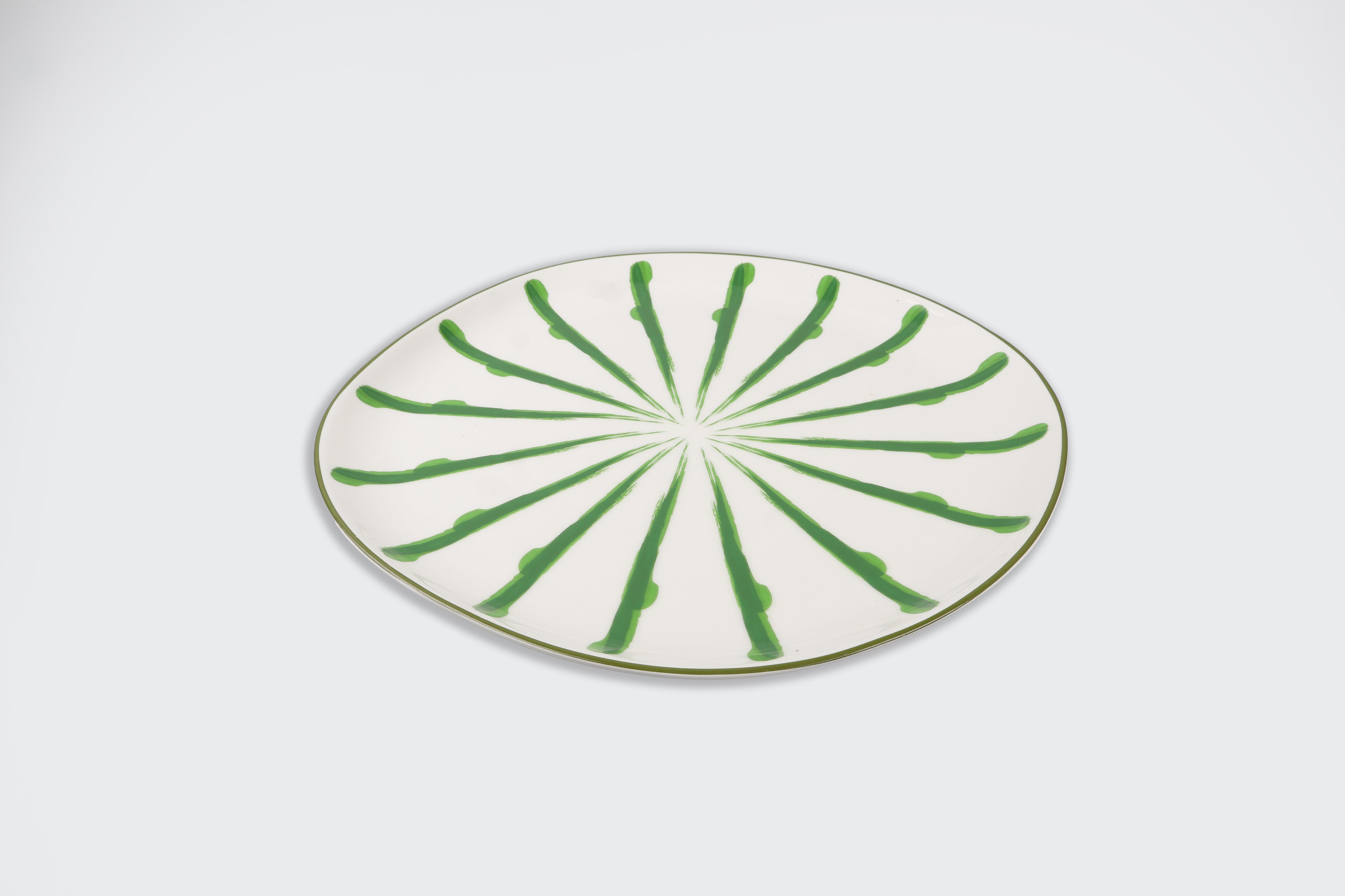 Jardin Dinner Plate- Green