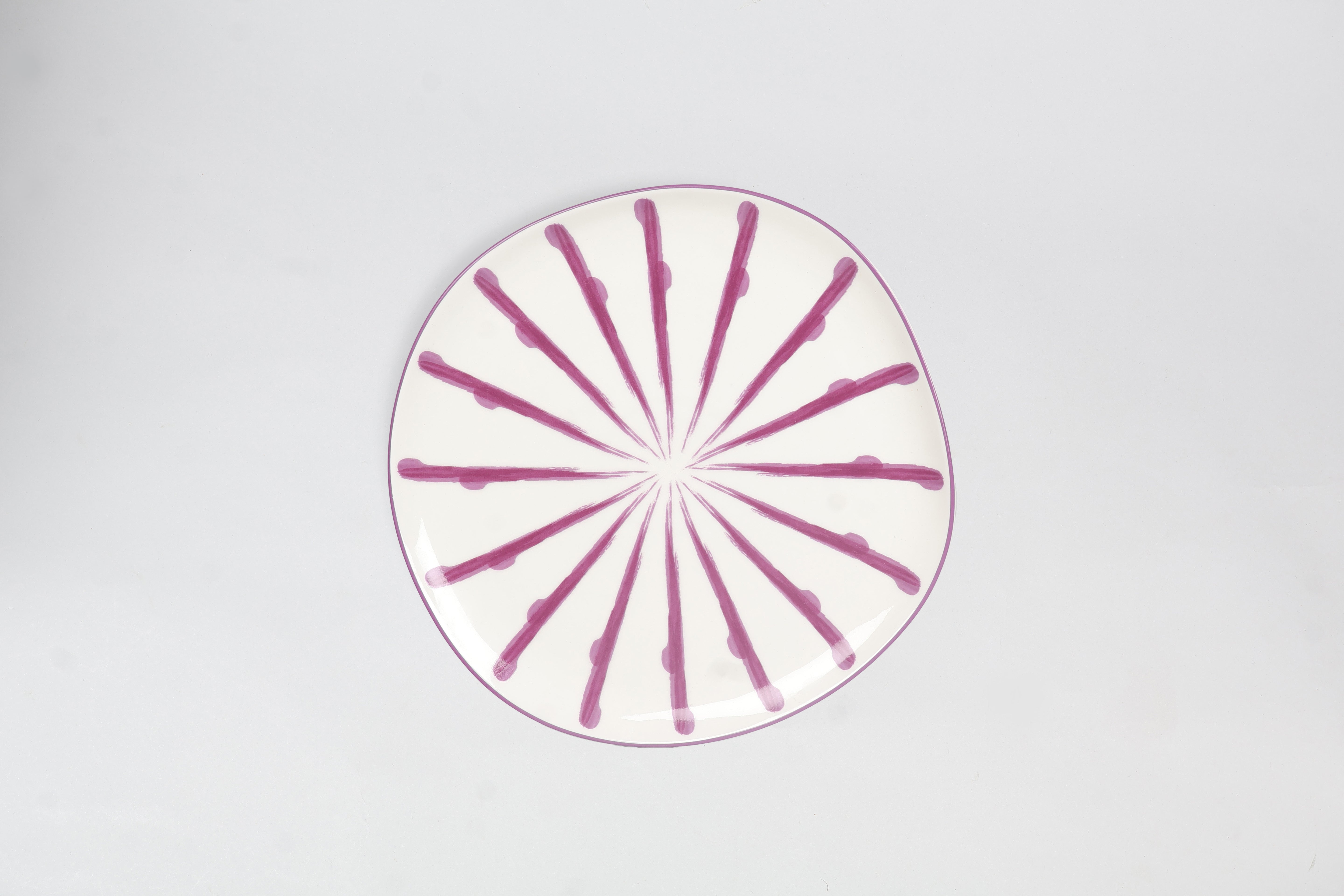Jardin Dinner Plate- Purple