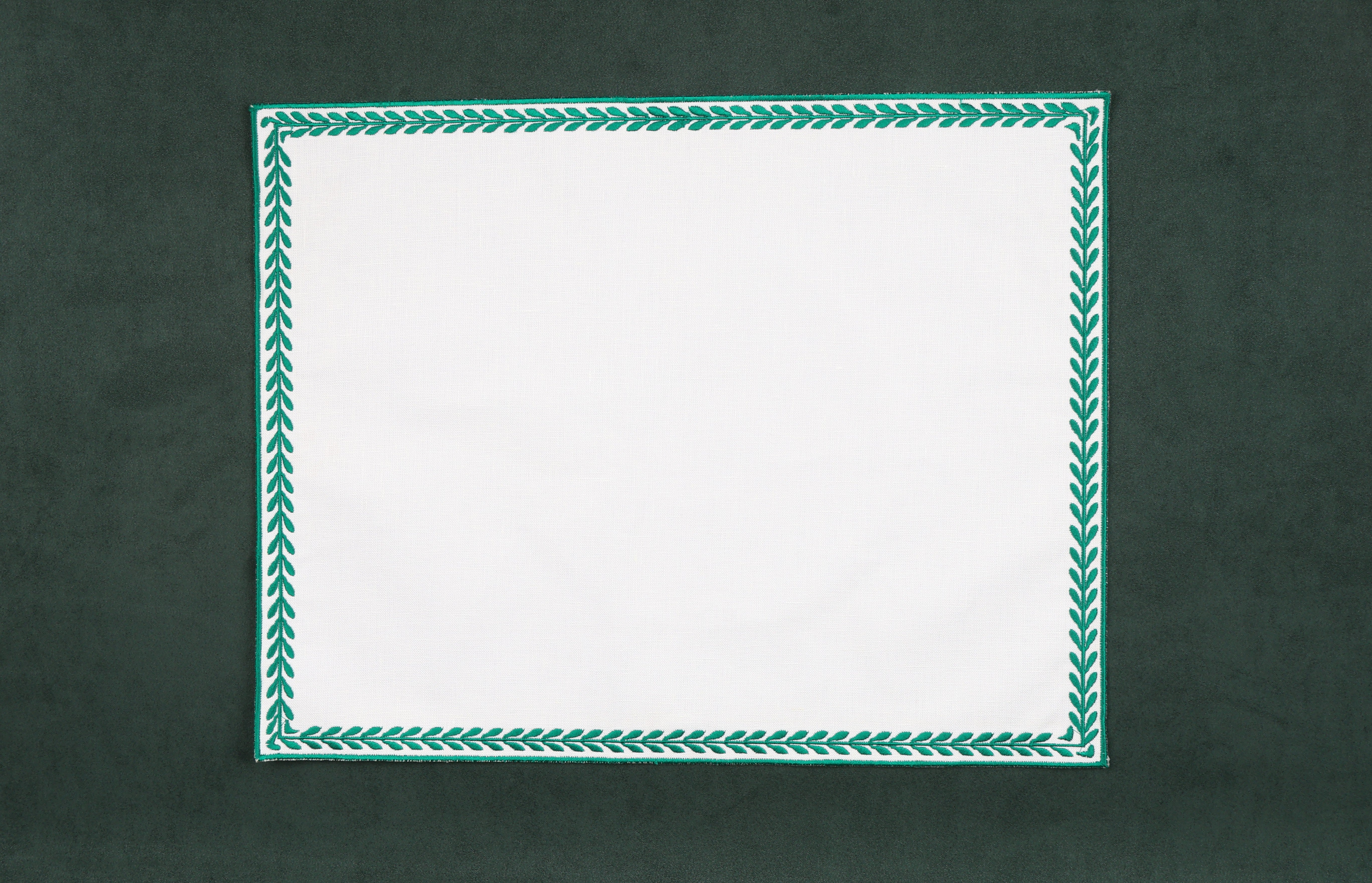 Tenkaya Taupe Green Placemat