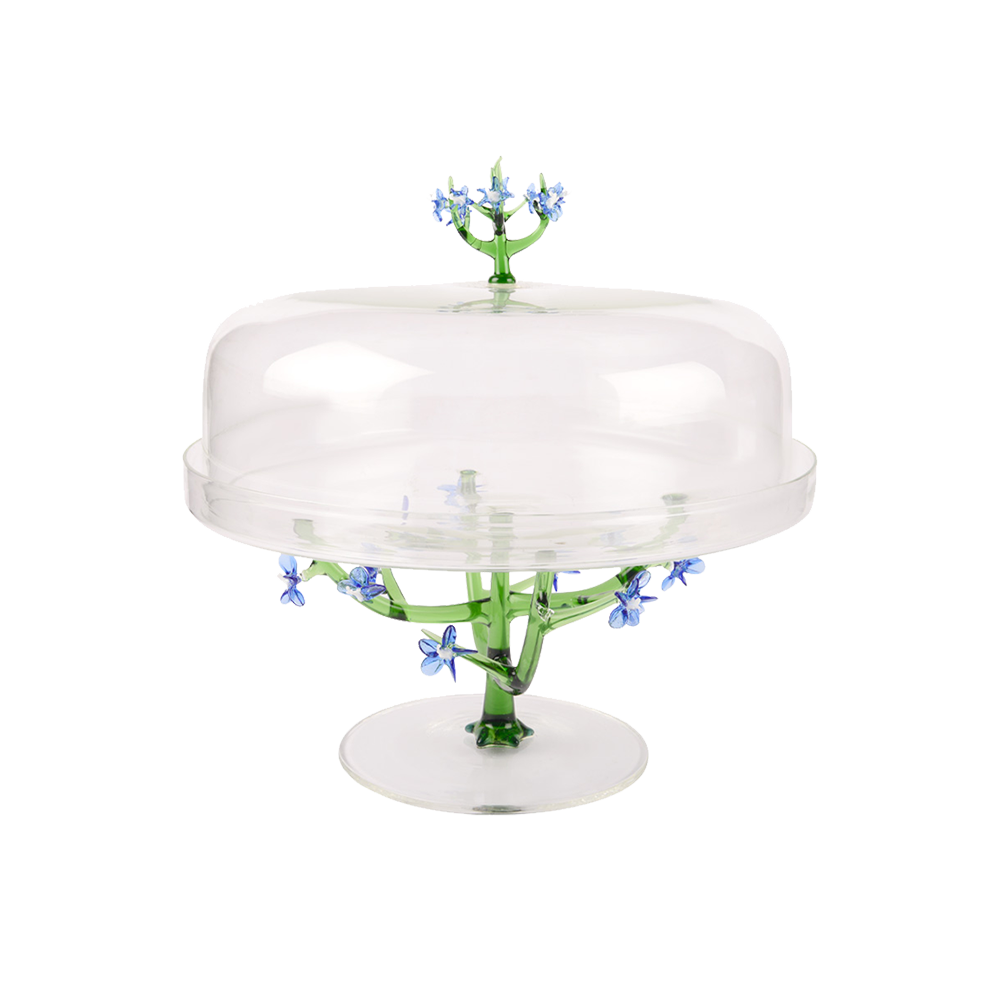 Jardin Cake Stand- Blue