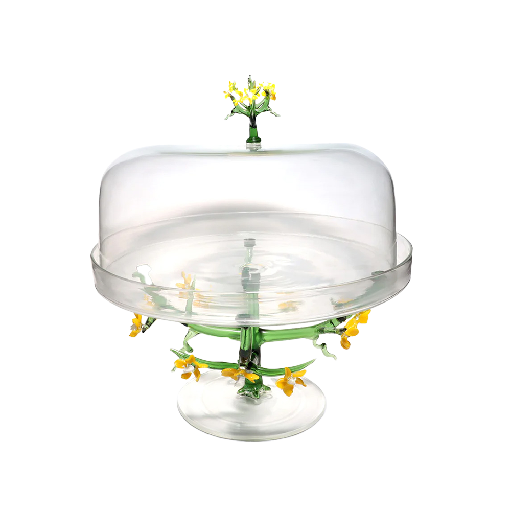 Jardin Cake Stand- Yellow