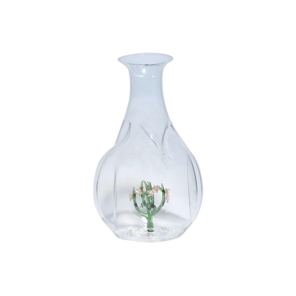 Jardin Glass Carafe- Pink