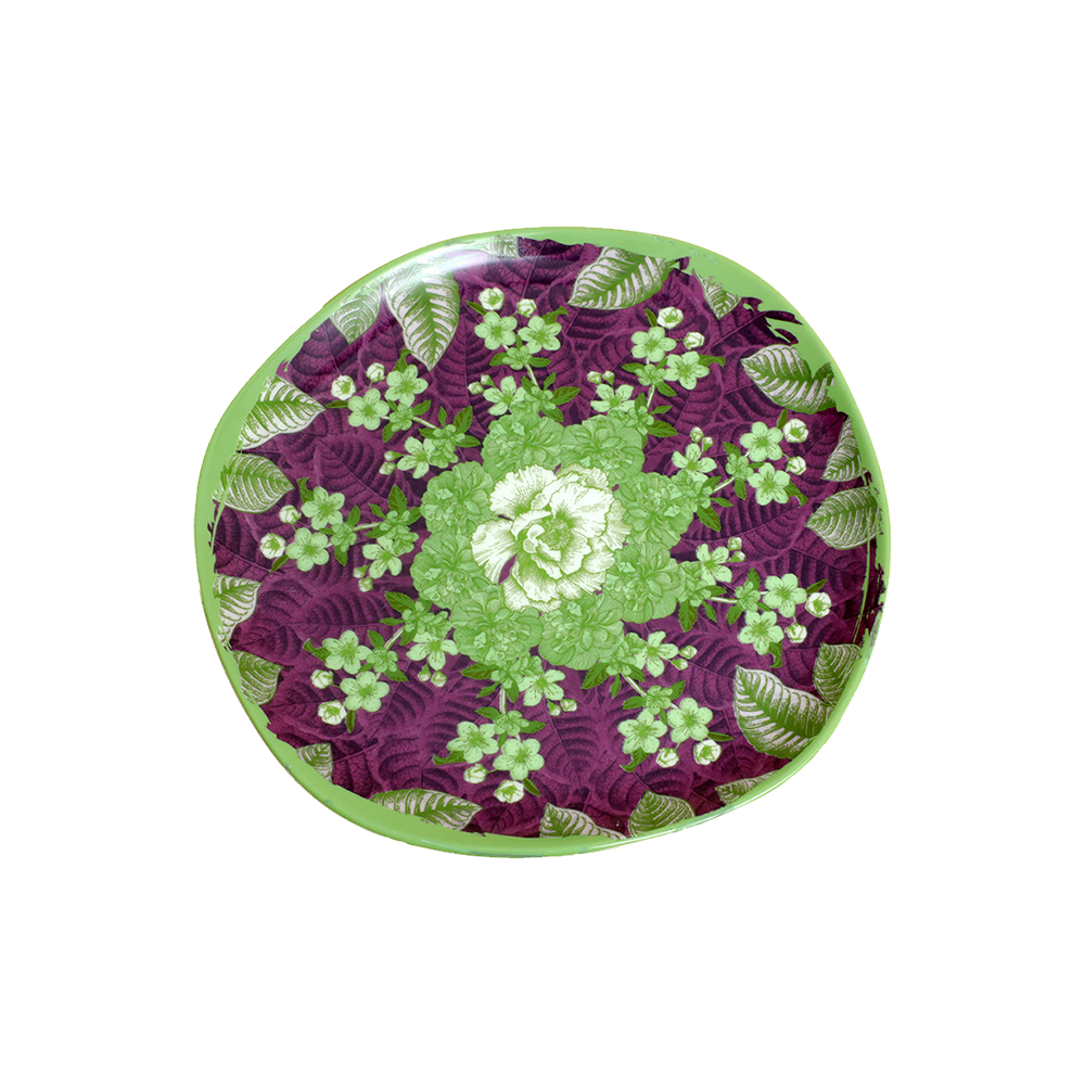 Jardin Side Plate- Purple