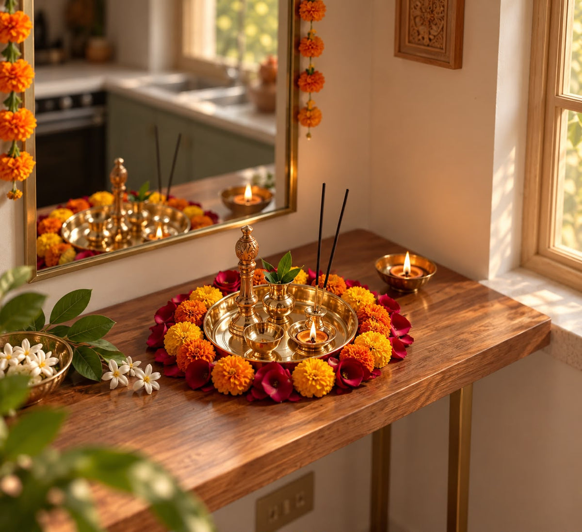 Kansa Pooja Thali- Set of 6