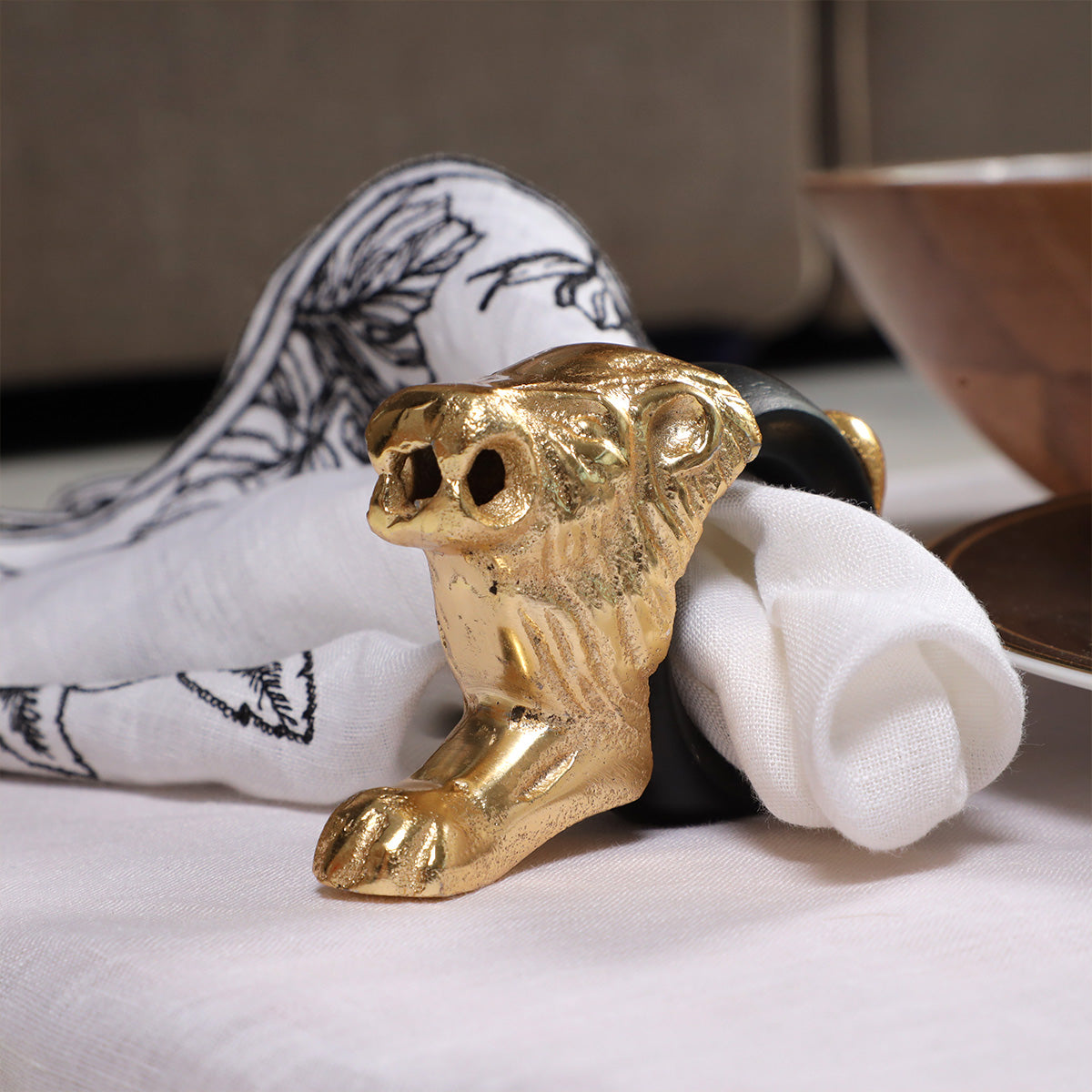 Safari Napkin Ring- Lion
