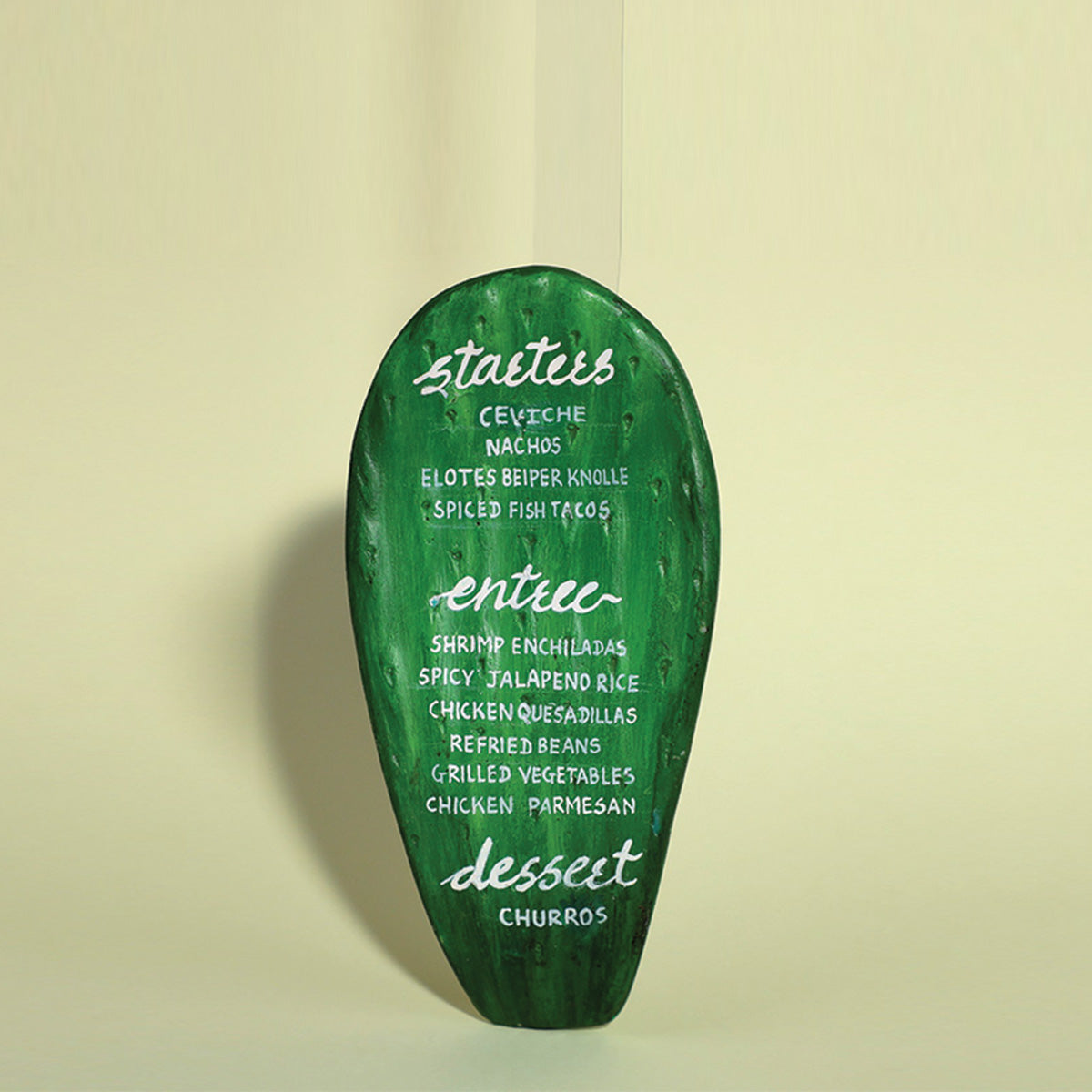 Mexican Cactus Menu Holder