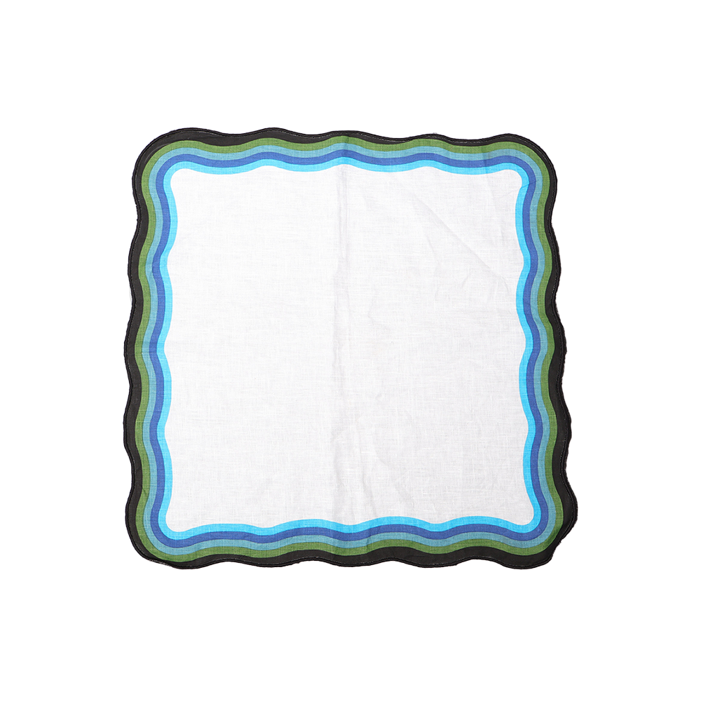 Mexican Embroidered 100% Pure Linen Table Napkin