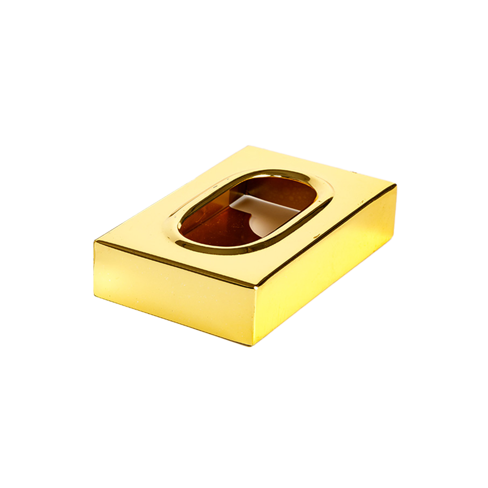 Mini Metal Tissue Holder- Gold