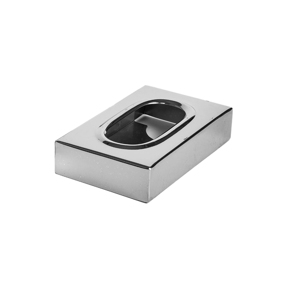 Mini Metal Tissue Holder- Silver