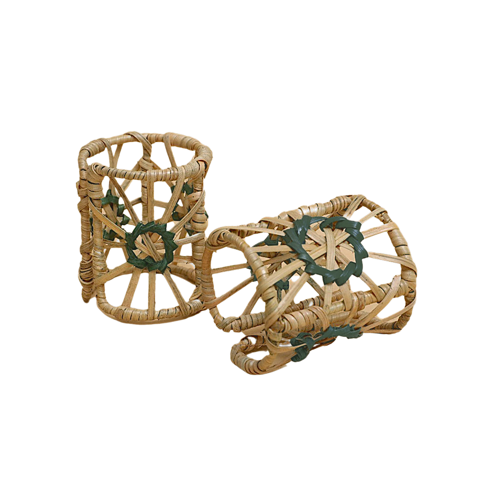 Jardin Napkin Ring- Set of 2 Green