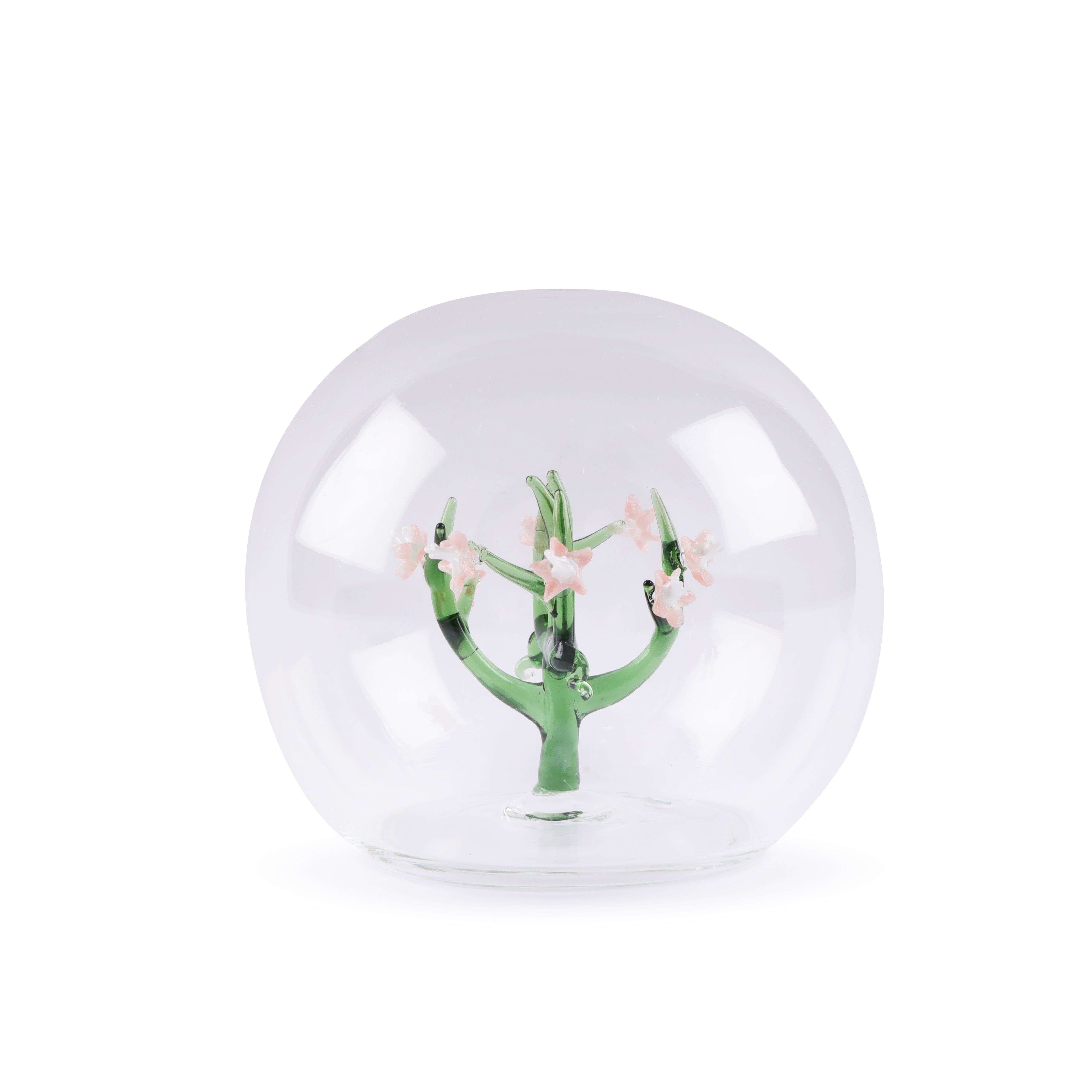 Jardin Glass Table Décor Sphere- Pink